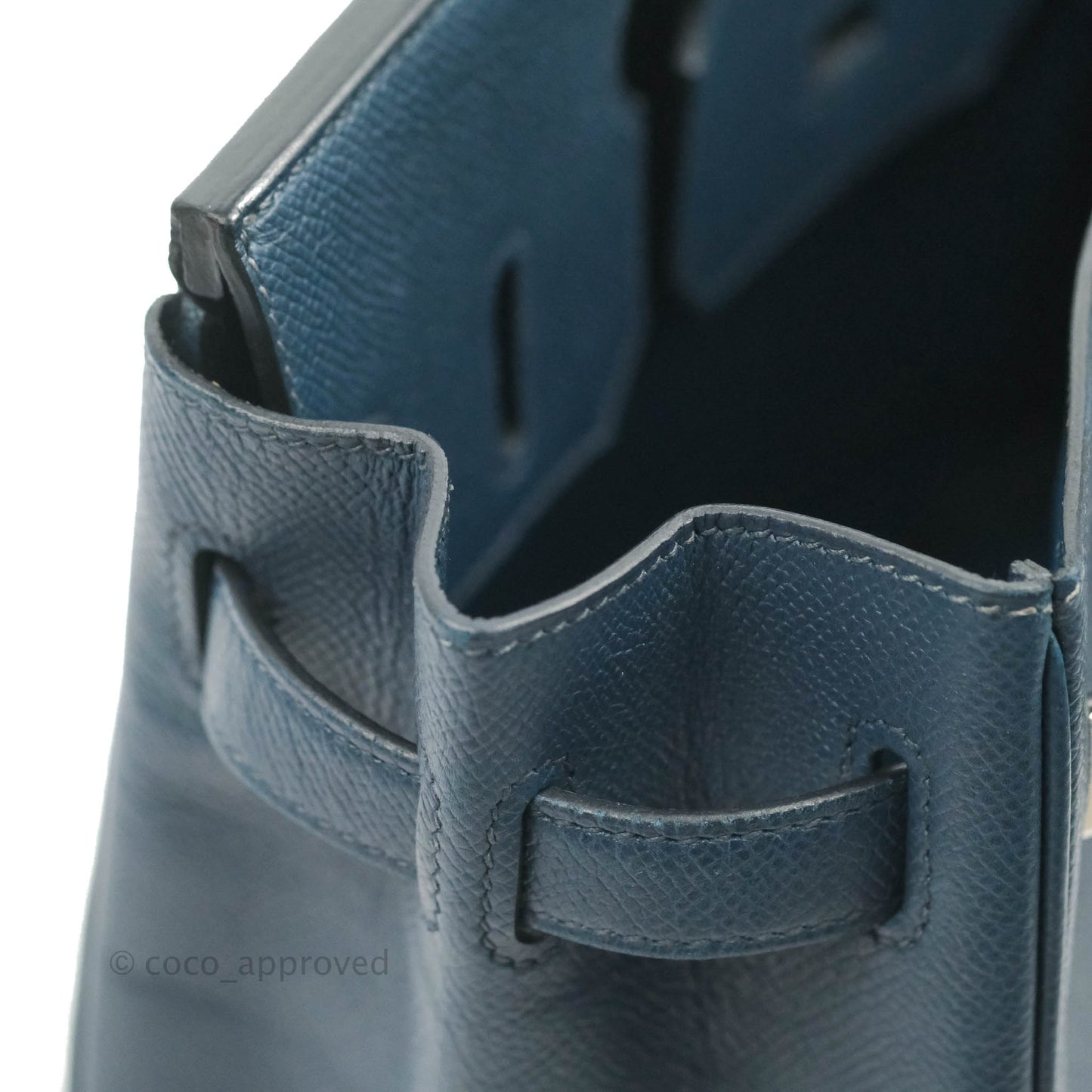 Hermès Birkin 30 Navy Epsom Silver Hardware