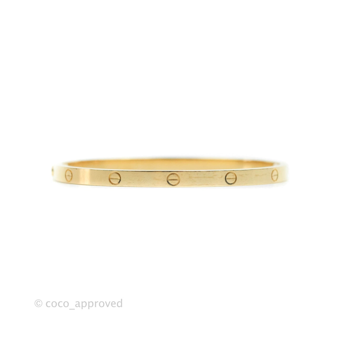 Cartier Small Love Bracelet Yellow Gold