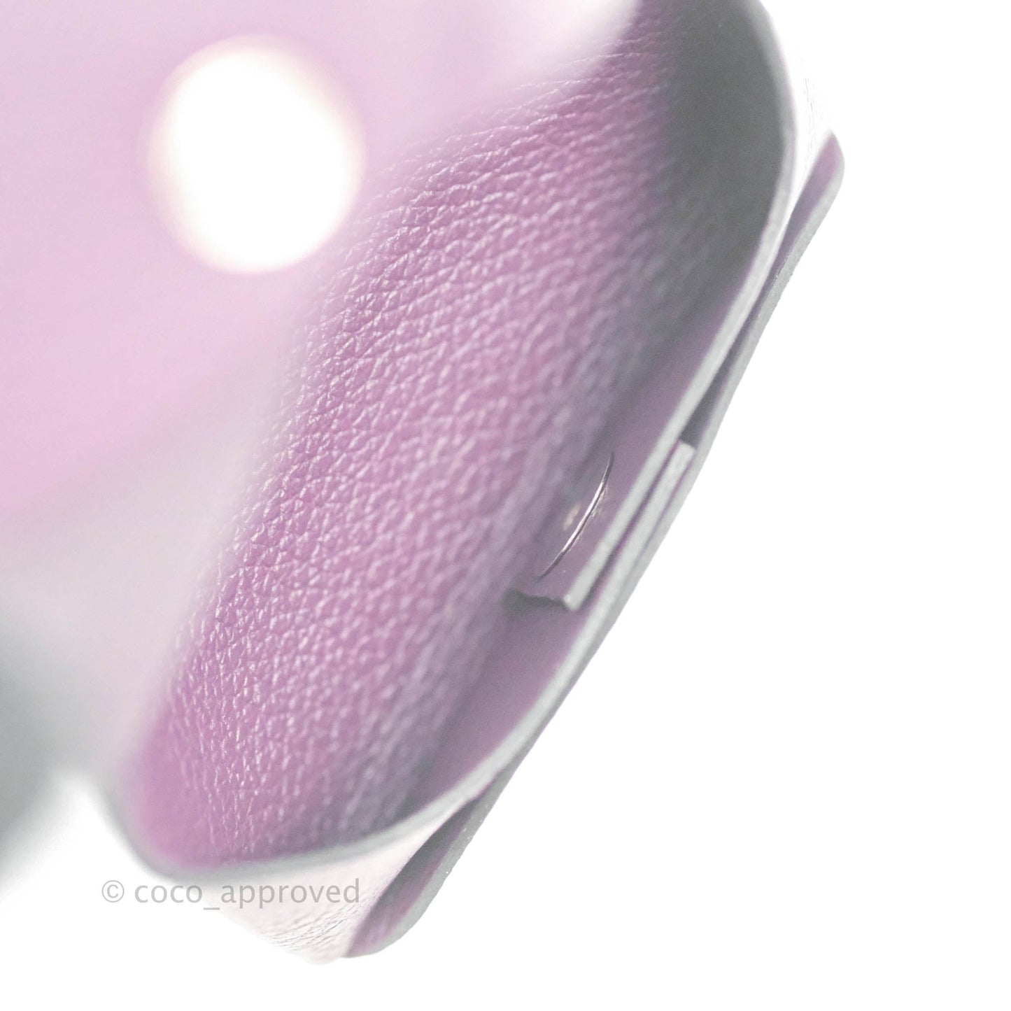 Hermès Bastia Coin Purse Cassis