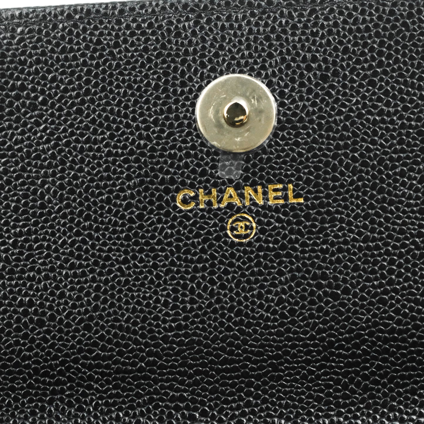 Chanel Business Affinity Clutch With Chain Black Caviar Gold Hardware