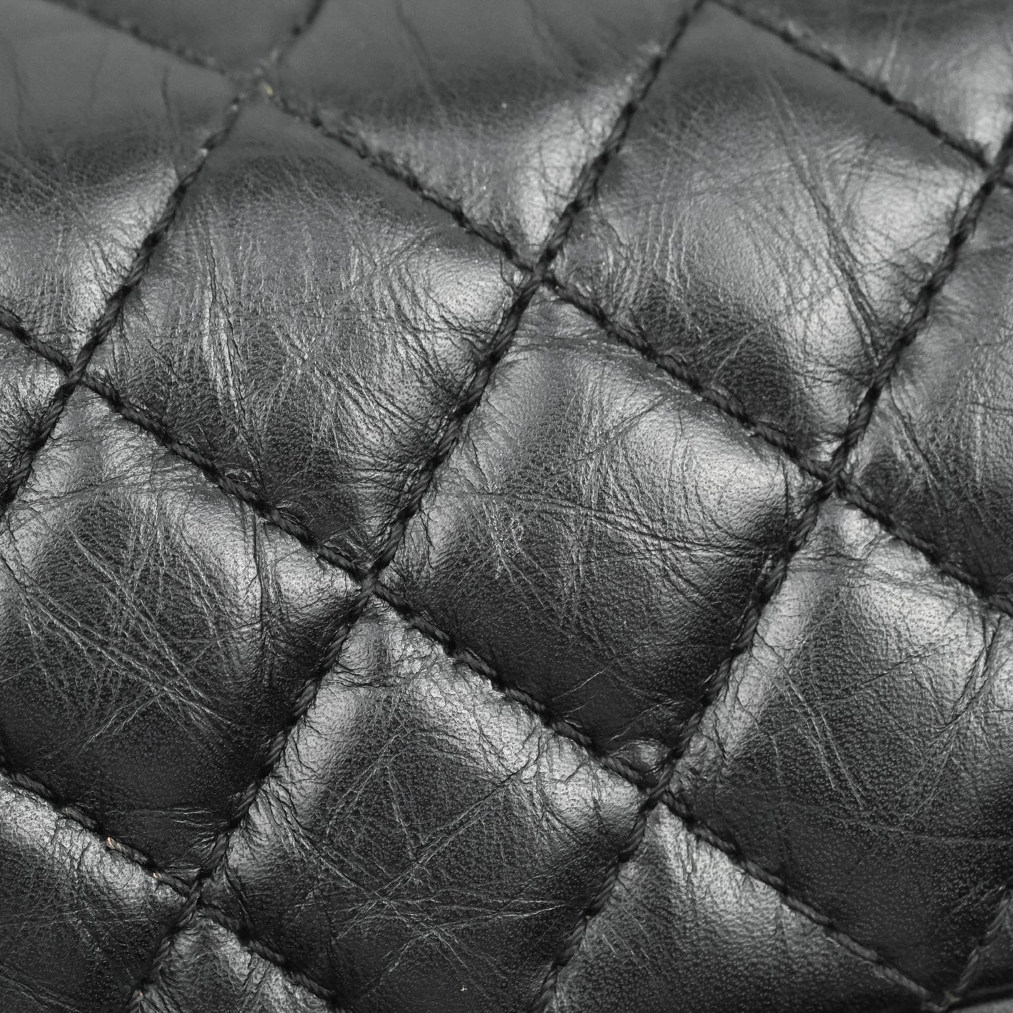 Chanel Reissue 225 Quilted Aged Calfskin Black Ruthenium Hardware