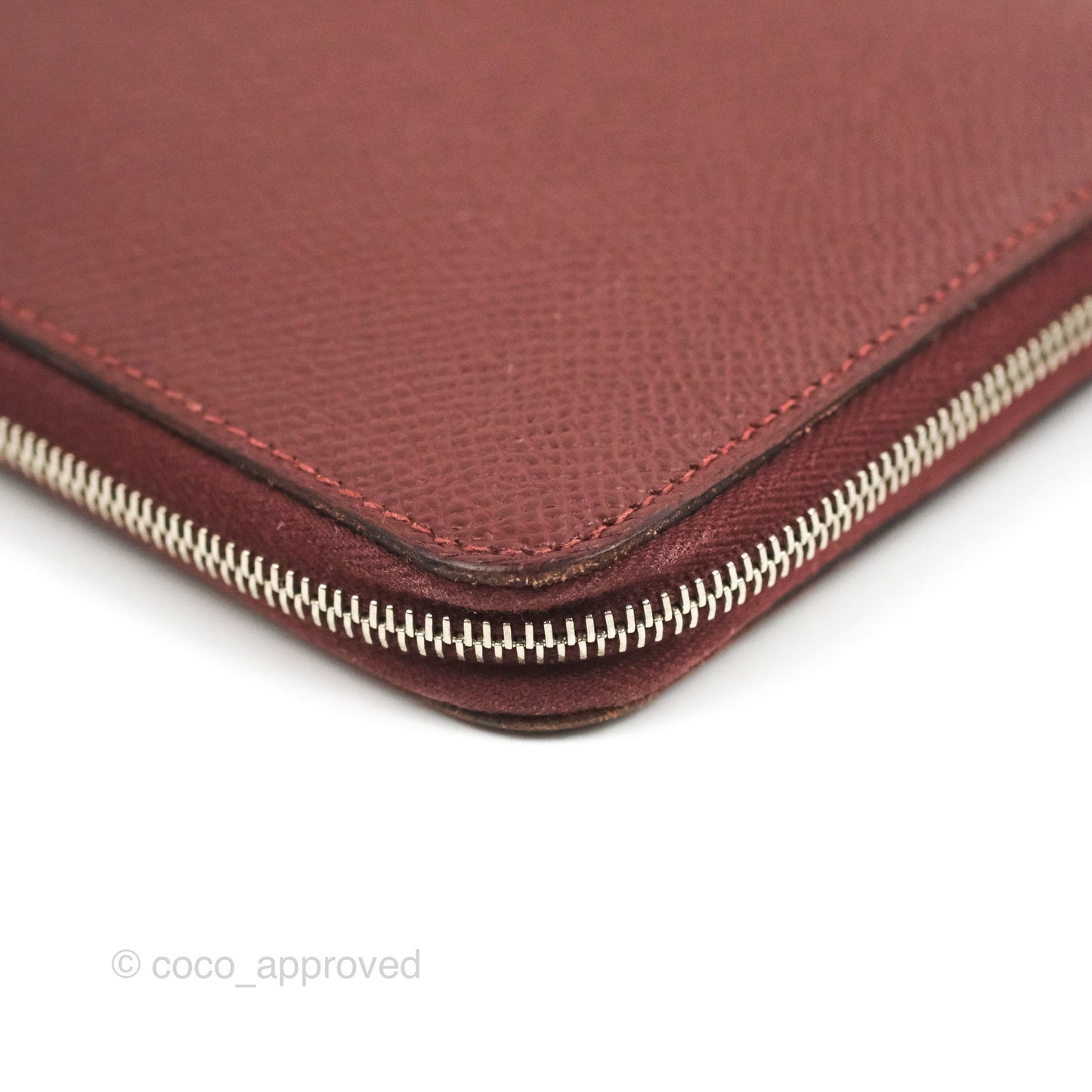 Hermès Silk'In Classique Long Wallet Rouge H Epsom