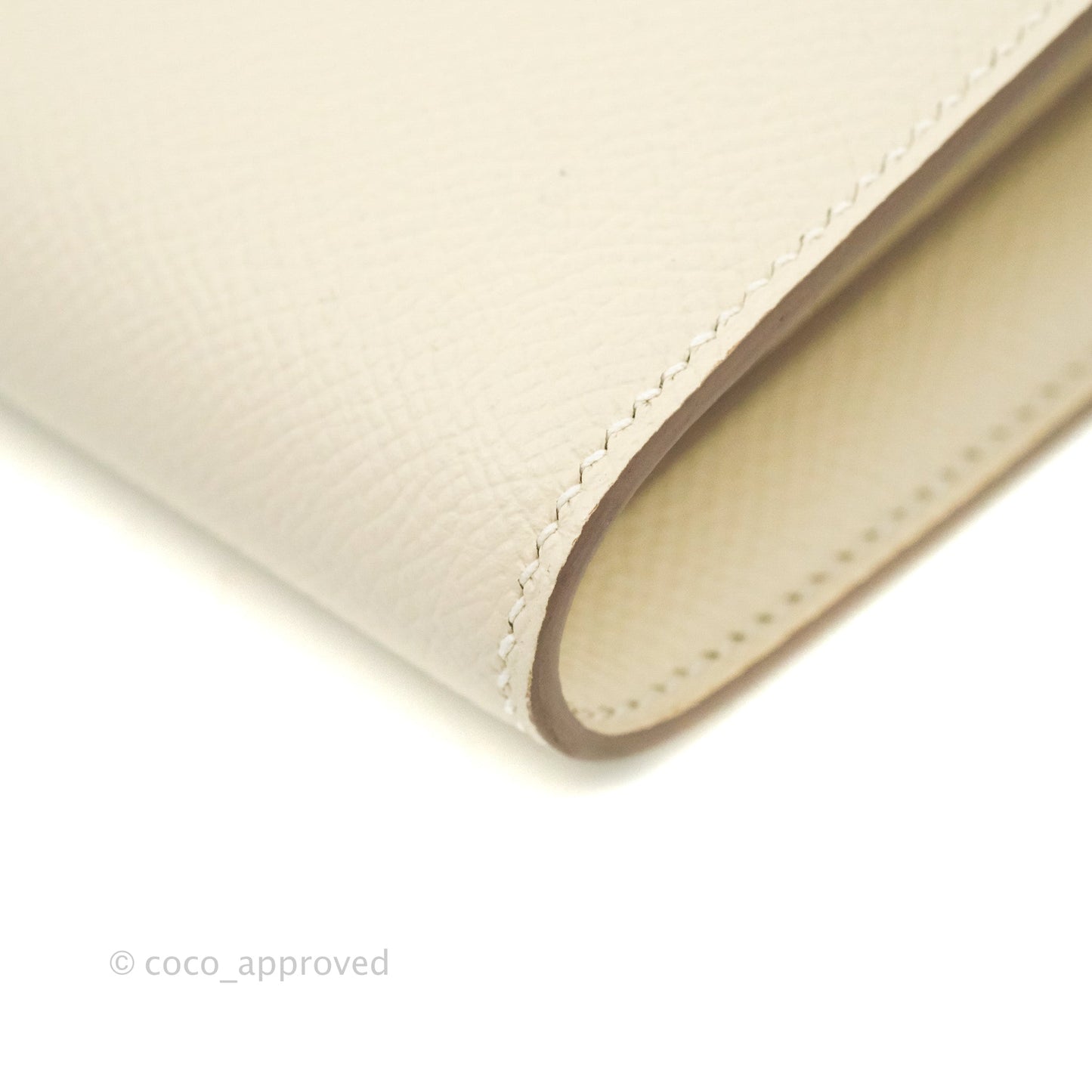 Hermès Constance Long To Go Wallet Craie Epsom Rose Gold Hardware