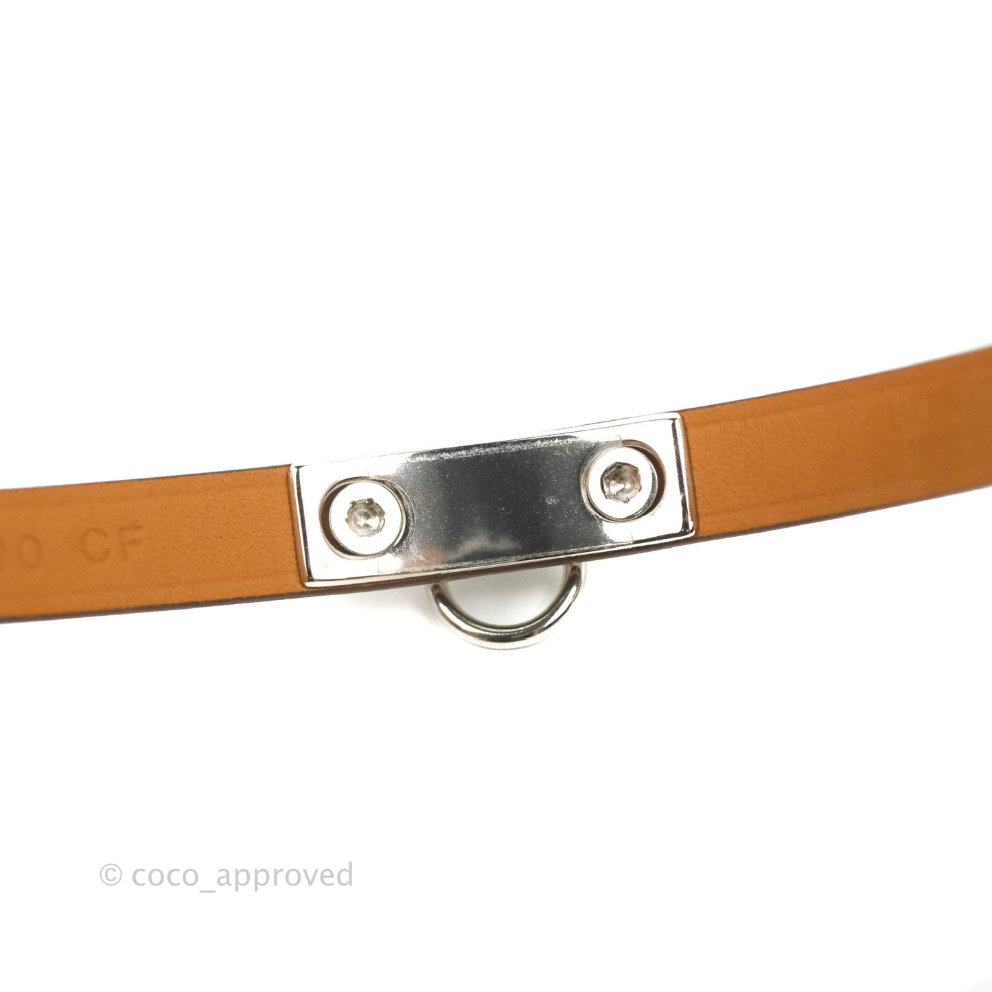 Hermès Rivale Mini Bracelet Rose Sakura Swift Palladium Hardware