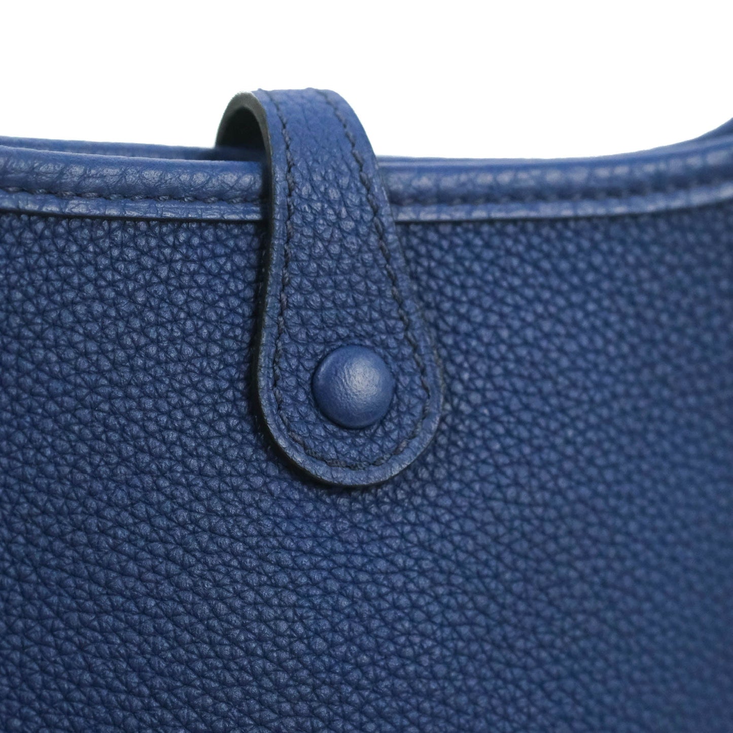 Hermès Mini Evelyne 16 Bleu Saphir/Bleu Indigo Taurillon Maurice Gold Hardware