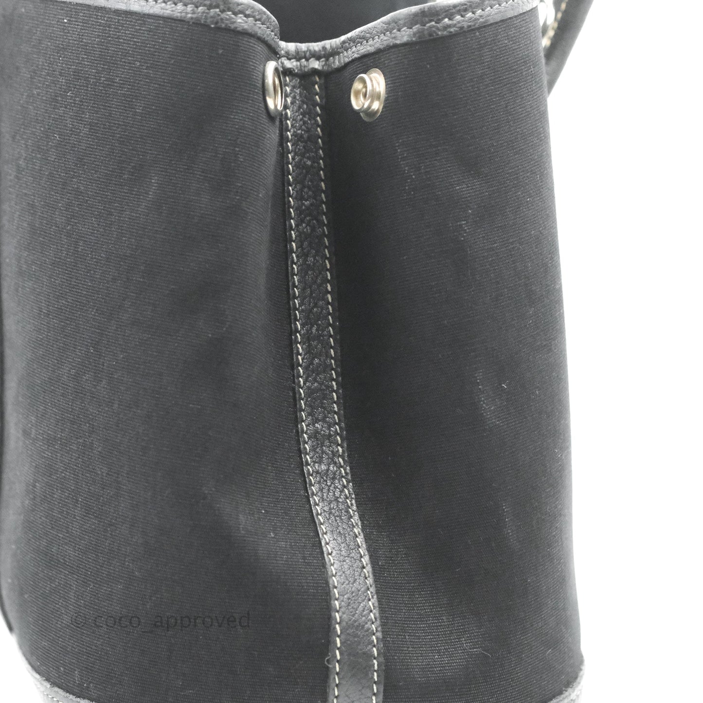 Hermès Garden Party 30 Canvas Black