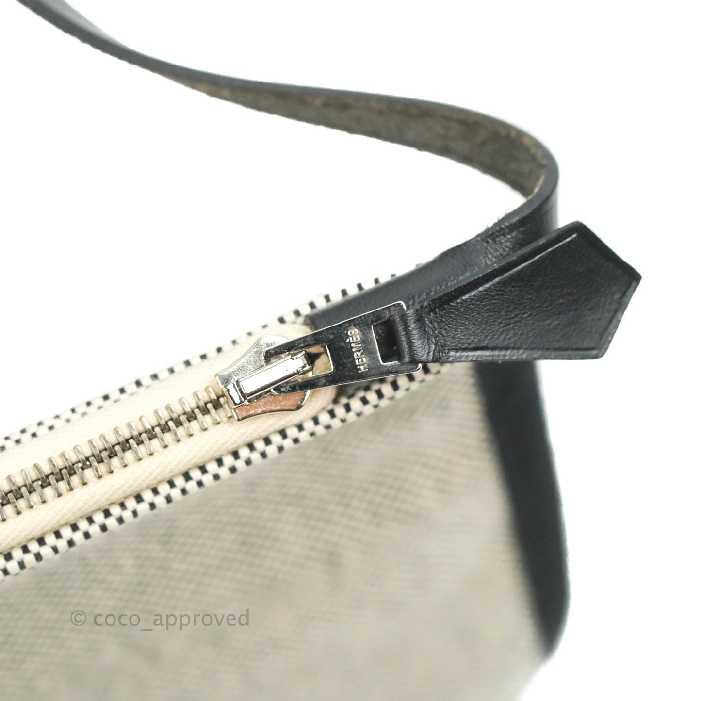 Hermès Herbag Zip 31 Black Pegasus Pop Canvas Palladium Hardware