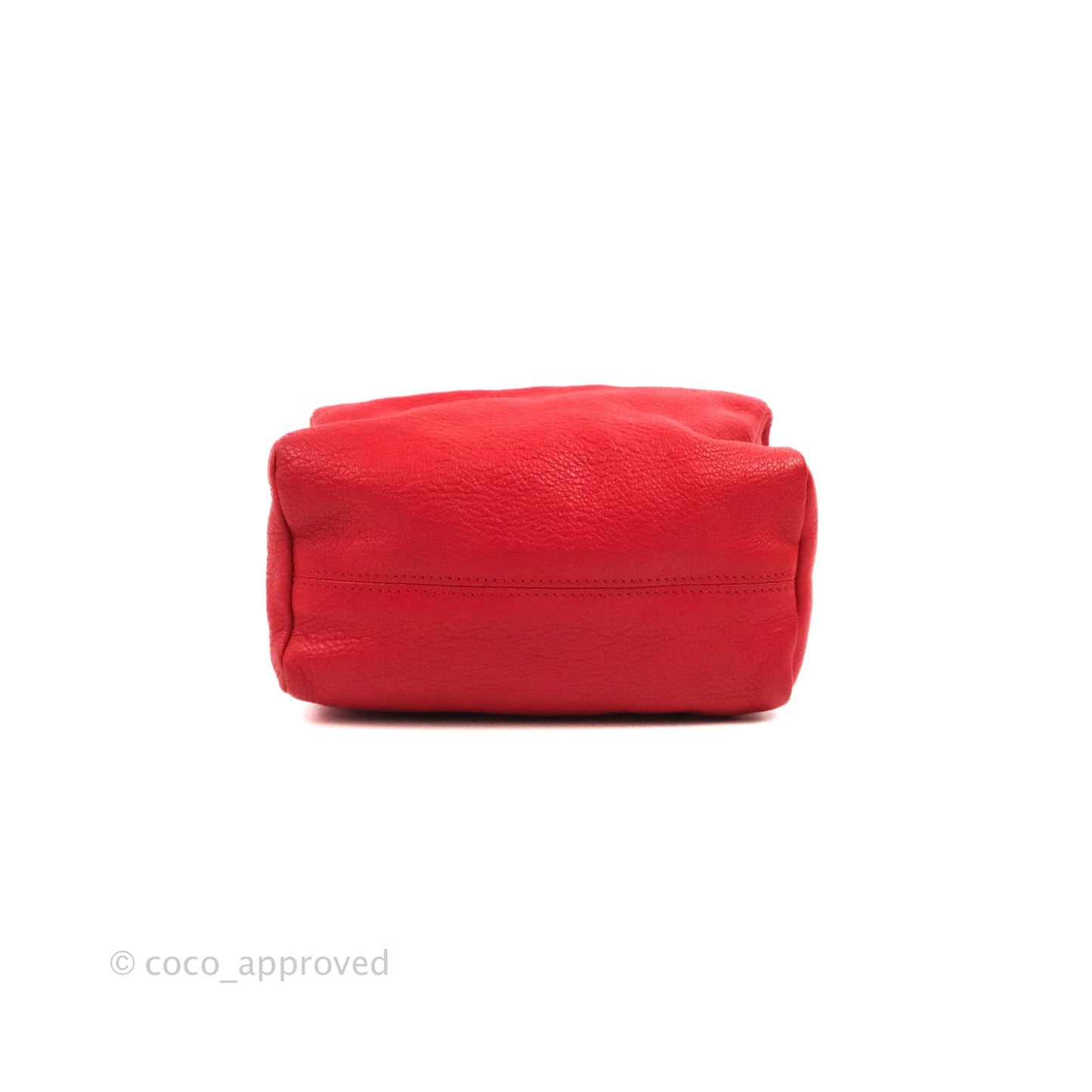Givenchy Pandora Pouch Red Calfskin Silver Hardware
