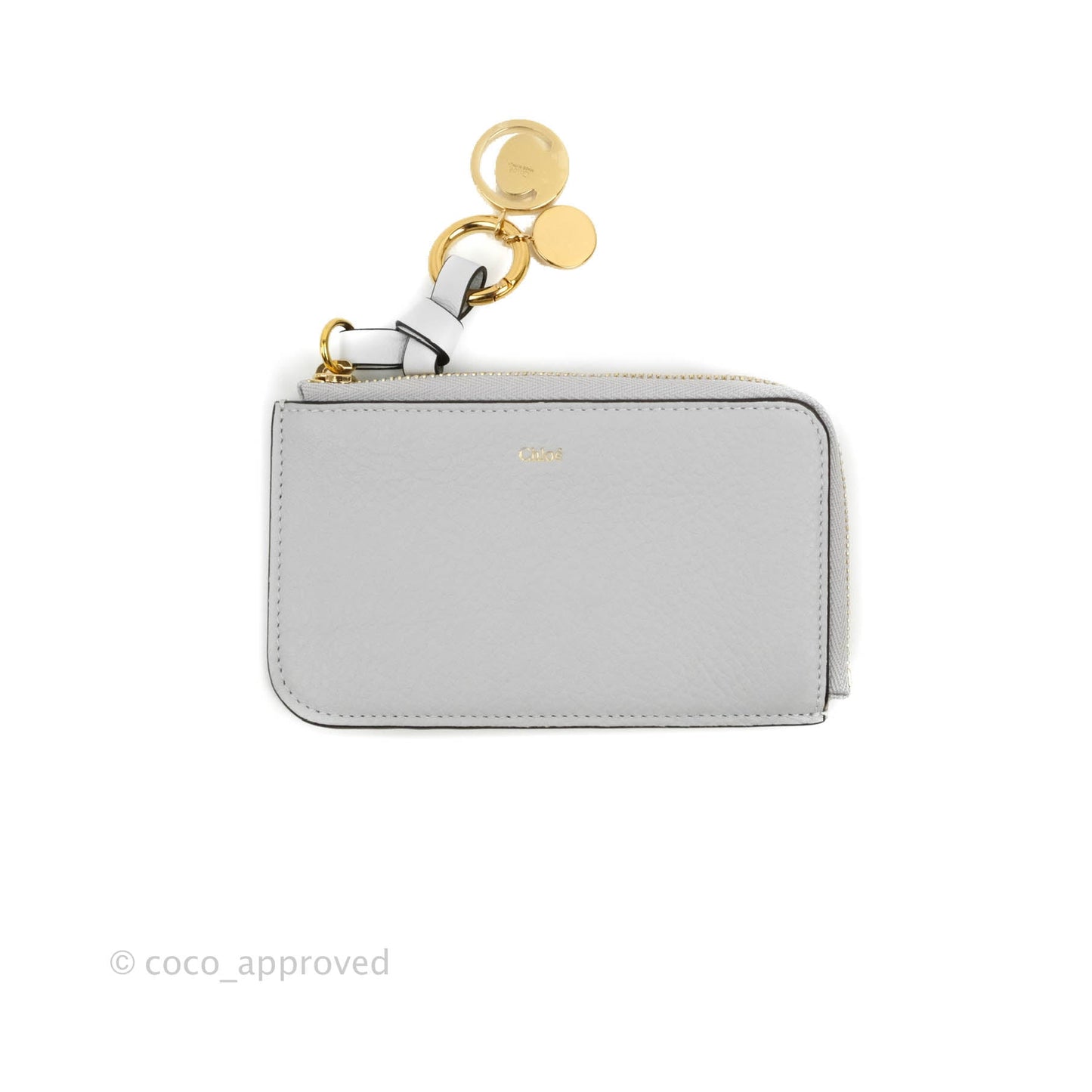 Chloe Alphabet Coin Purse Divine Grey