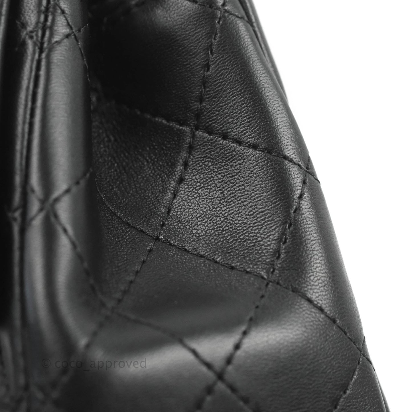 Chanel Mini Square Black Lambskin Gold Hardware