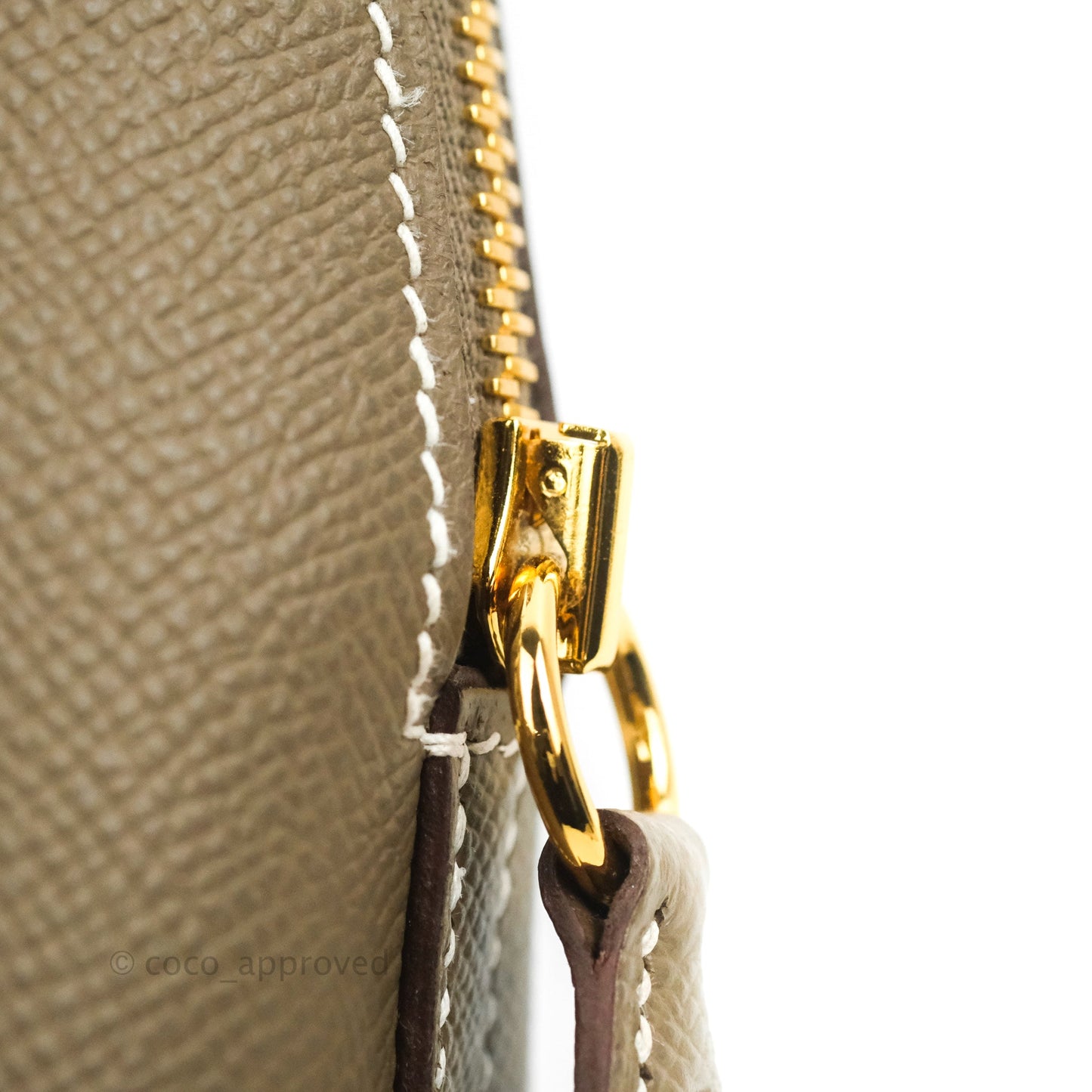 Hermès Bolide 1923 25 Etoupe Epsom Gold Hardware