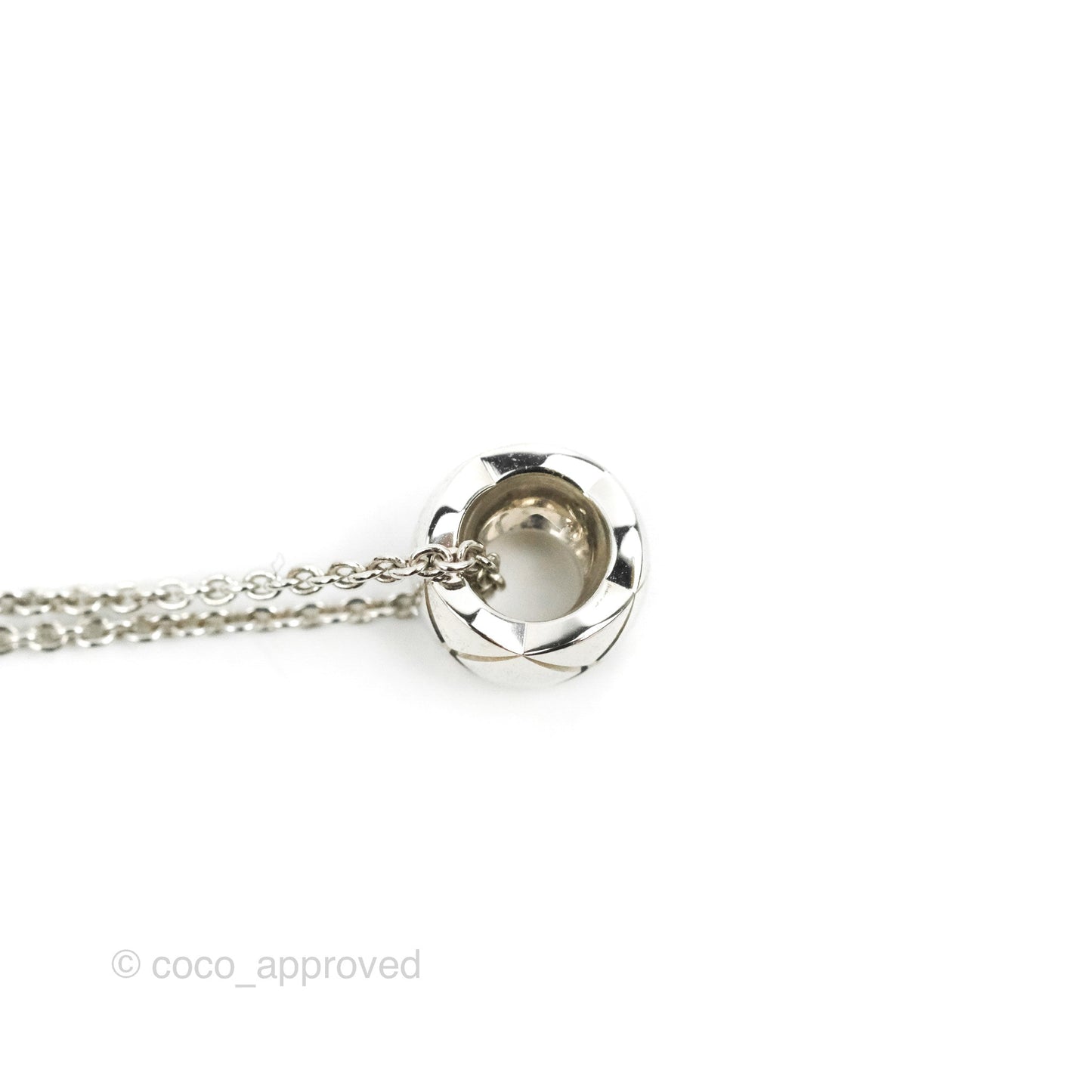 Chanel Coco Crush Necklace 18K White Gold