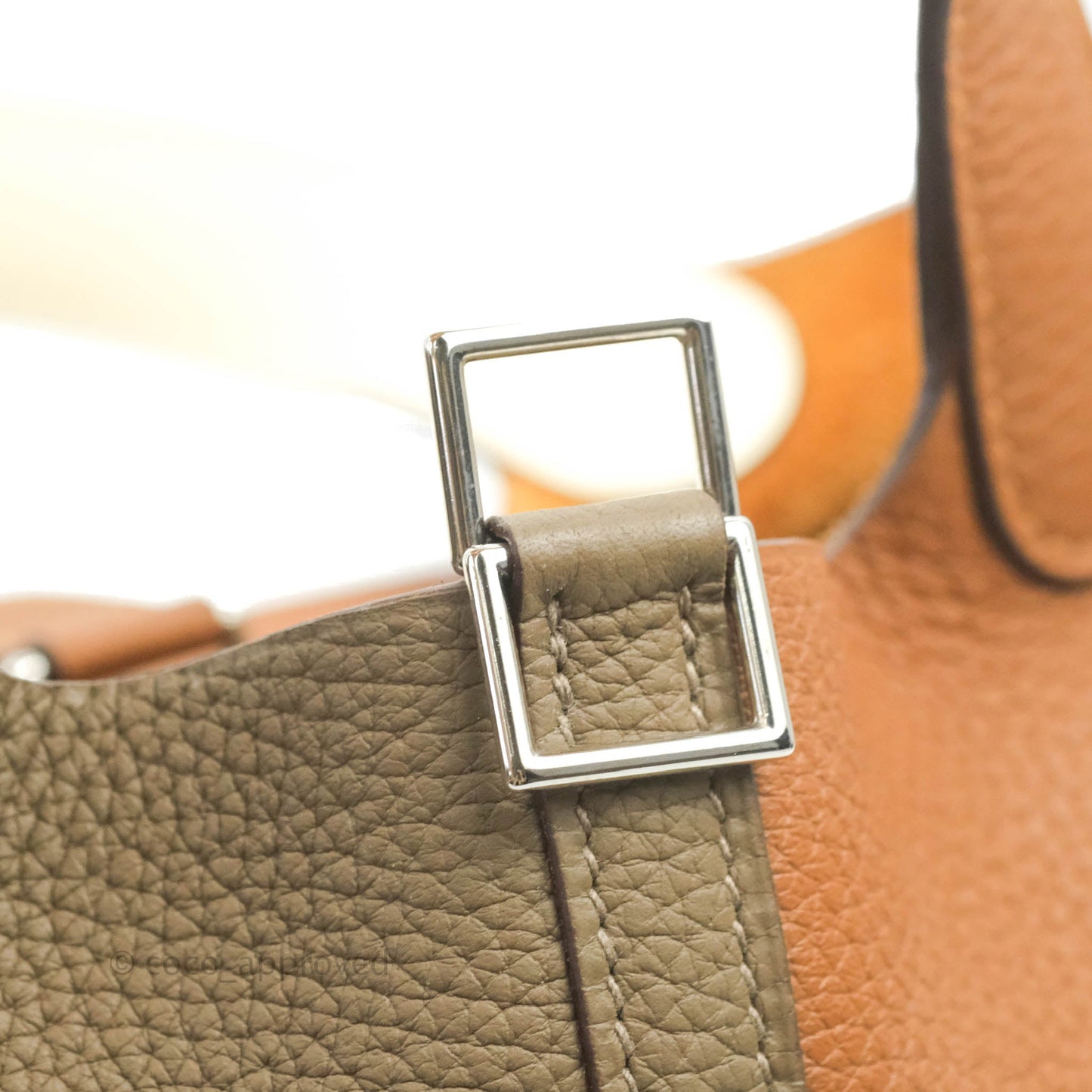 Hermès Picotin Lock 18 Trio Colour Gold/Etoupe/Nata Silver Hardware