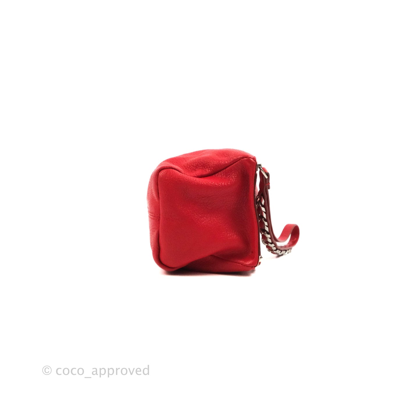 Givenchy Pandora Pouch Red Calfskin Silver Hardware