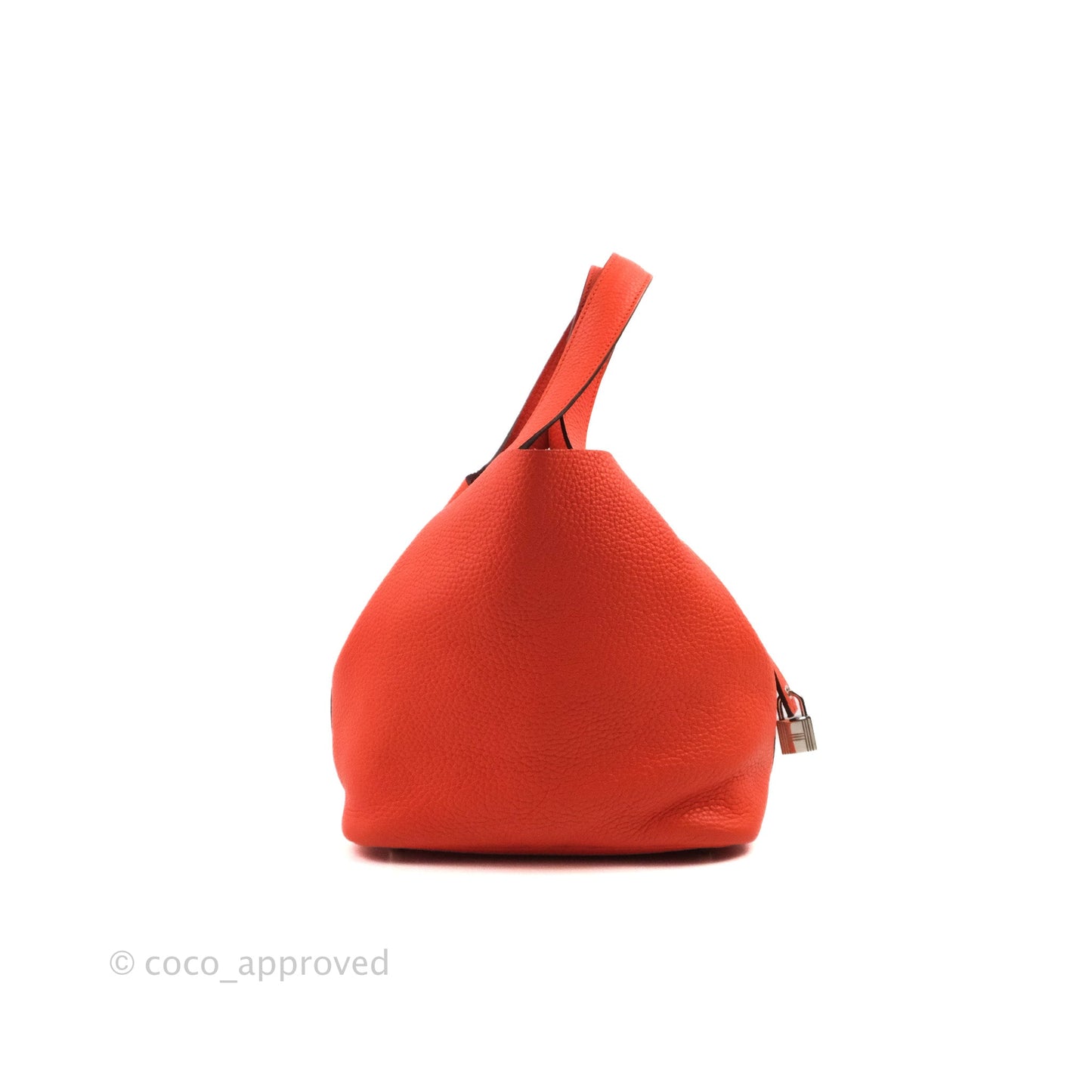 Hermès Picotin 22 Orange Clemence Palladium Hardware