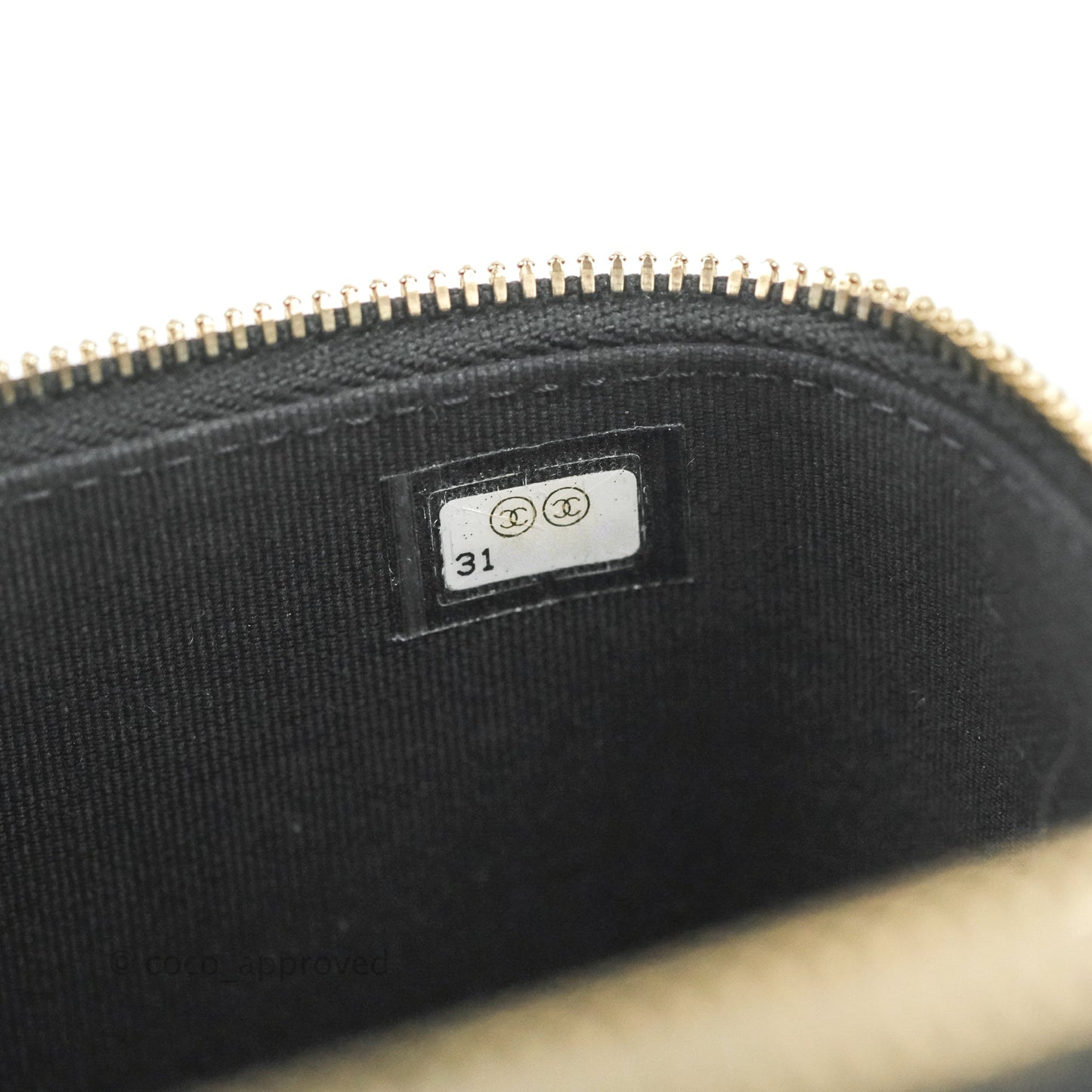 Chanel Vanity Rectangular Top Handle Black Lambskin Gold Hardware