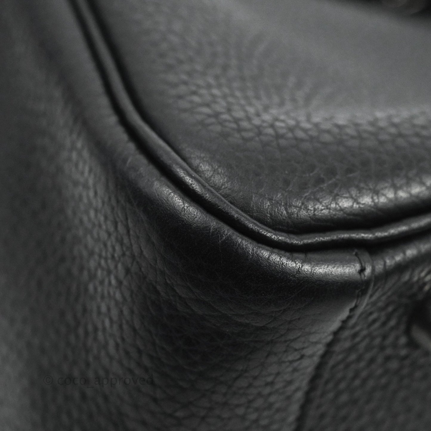 Hermès Lindy 30 Black Clemence Palladium Hardware