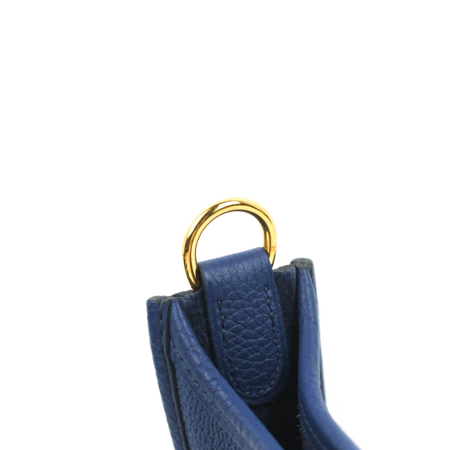 Hermès Mini Evelyne 16 Bleu Saphir/Bleu Indigo Taurillon Maurice Gold Hardware