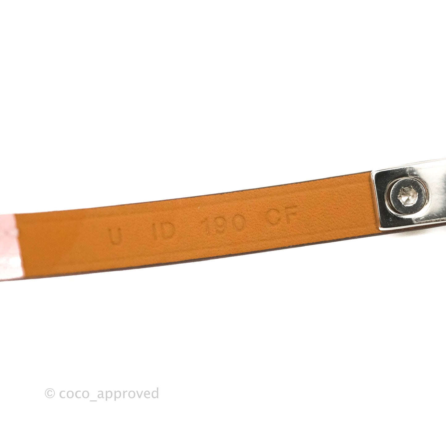 Hermès Rivale Mini Bracelet Rose Sakura Swift Palladium Hardware