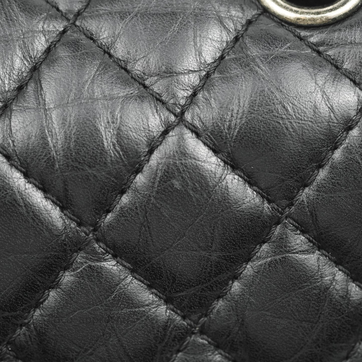 Chanel Reissue 225 Quilted Aged Calfskin Black Ruthenium Hardware