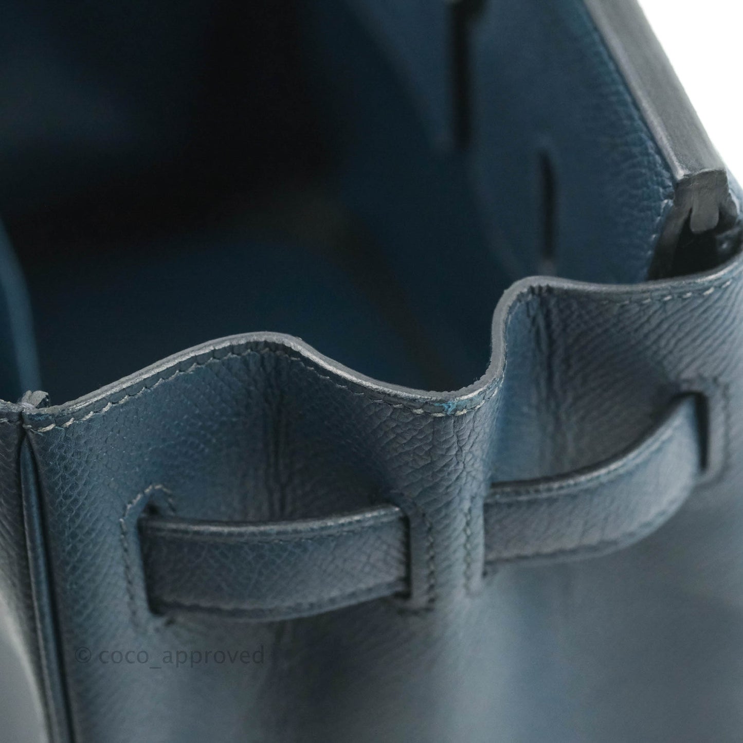 Hermès Birkin 30 Navy Epsom Silver Hardware