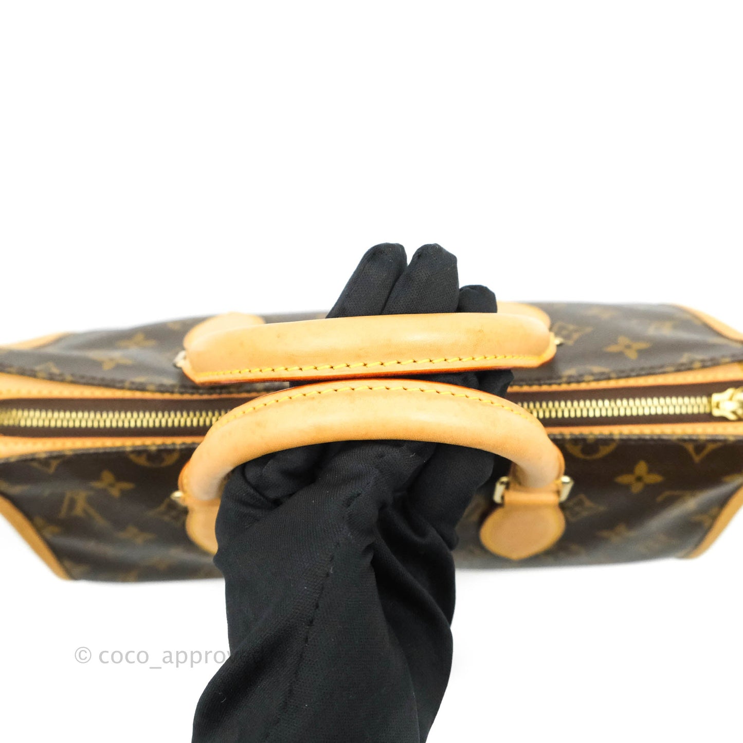 Louis Vuitton Sac Tricot Monogram Canvas Handbag