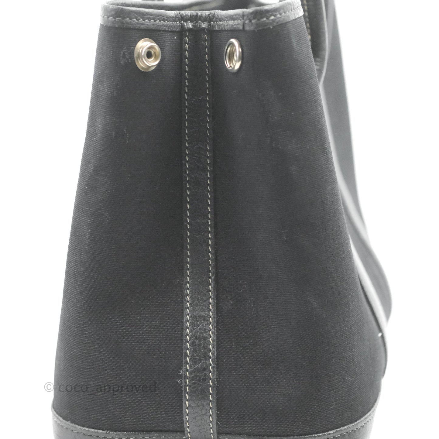 Hermès Garden Party 30 Canvas Black