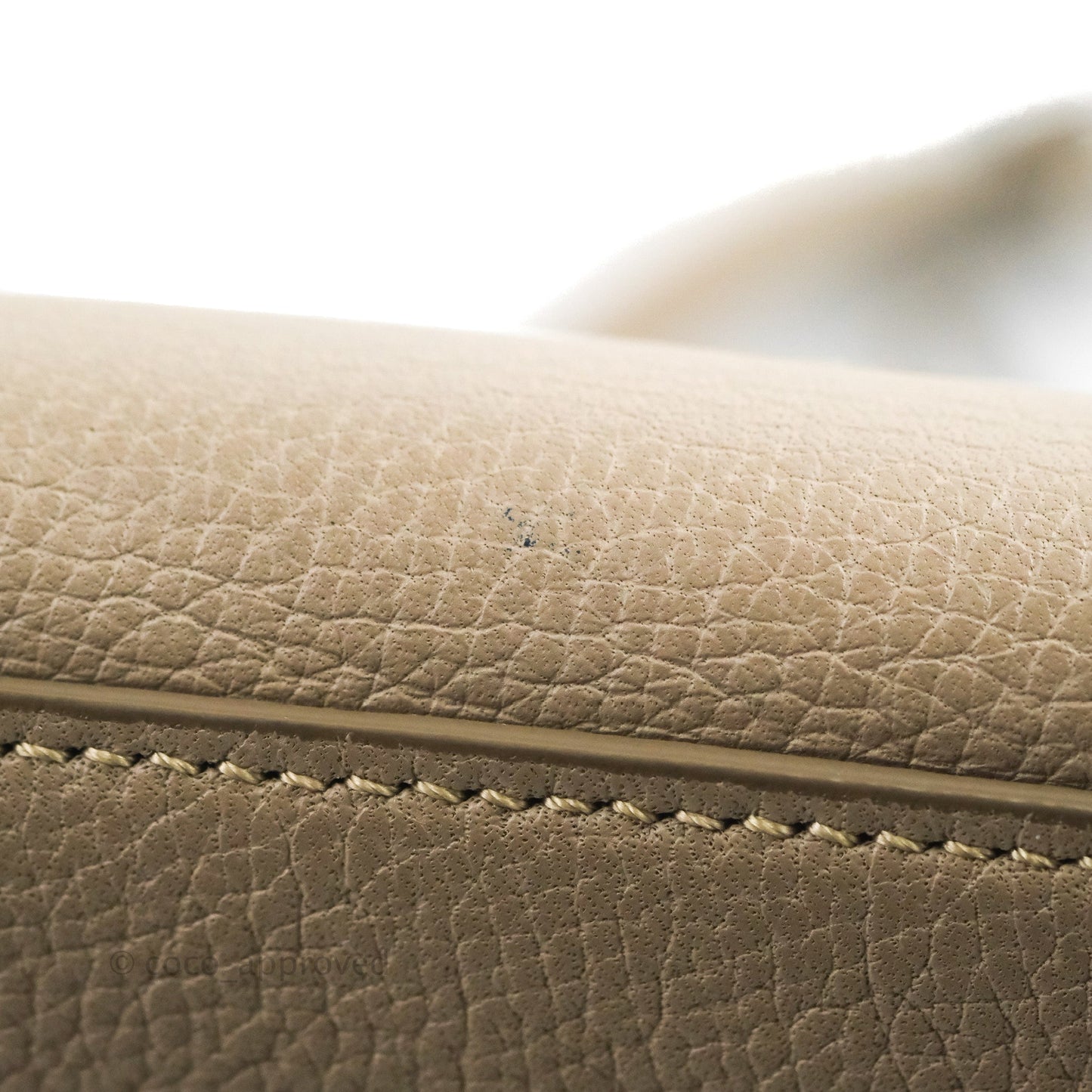 Celine Small Big Bag Light Taupe Supple Grained Leather Silver Hardware
