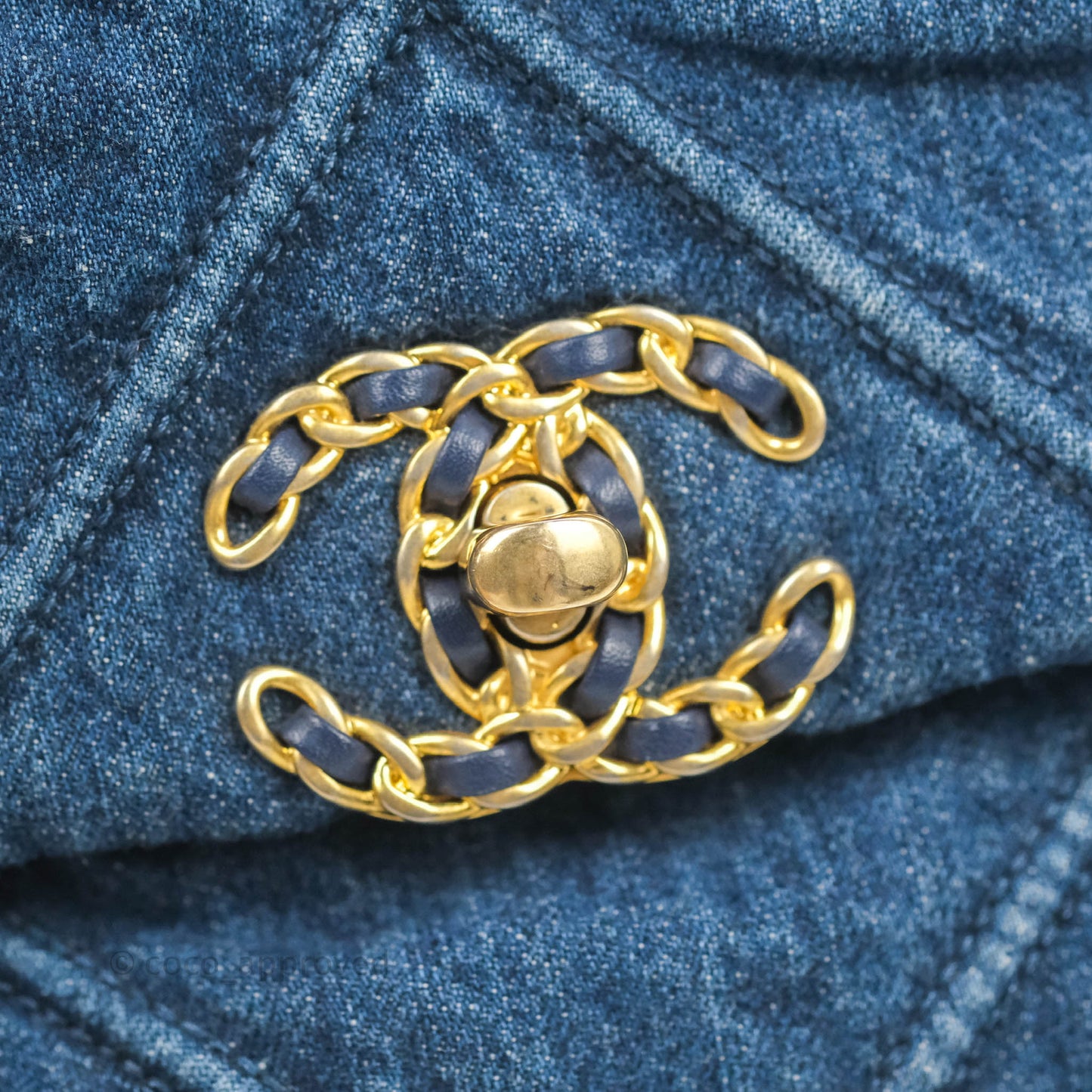 Chanel 19 Small Denim Mixed Hardware