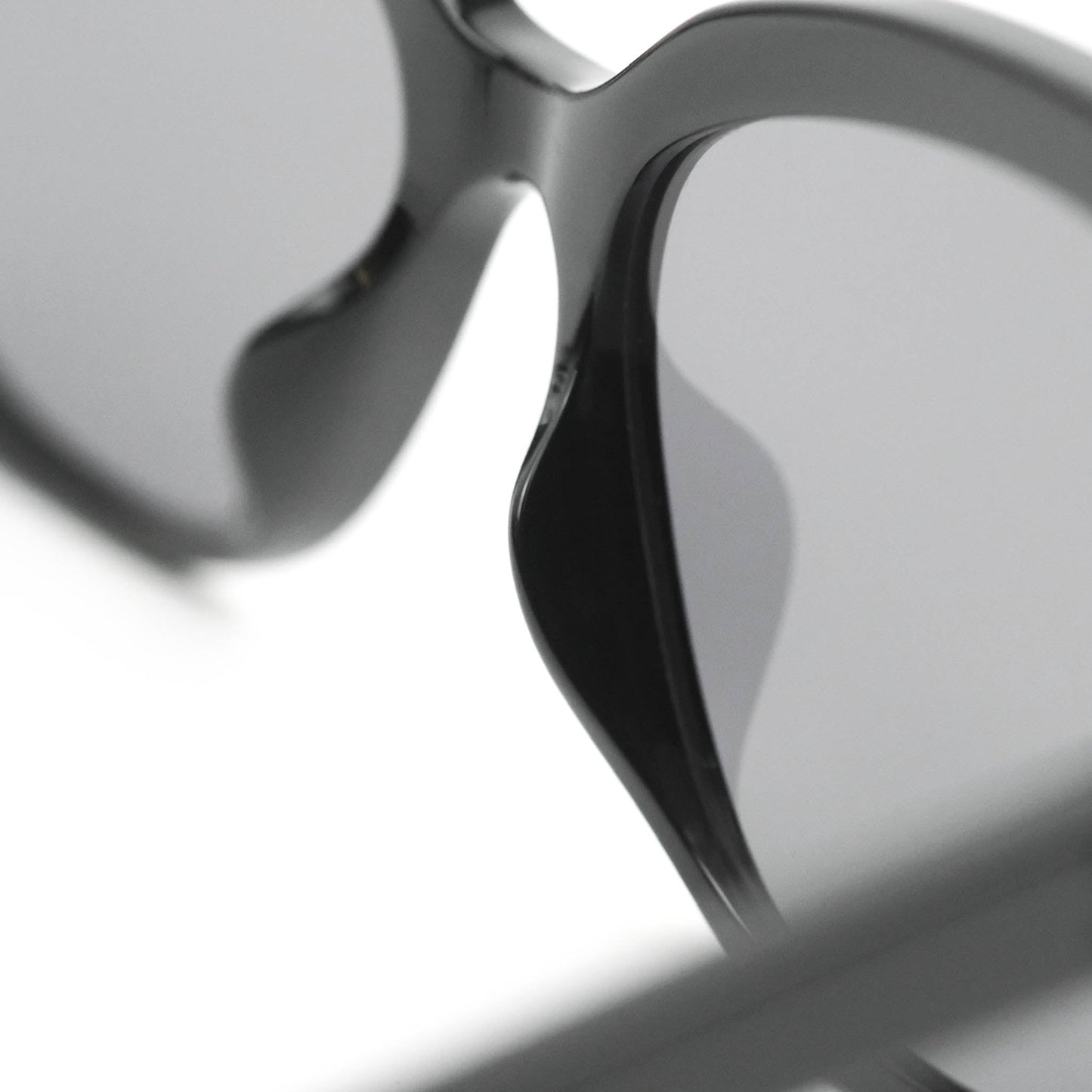 Chanel Acetate Strass Square Polarized Sunglasses Black