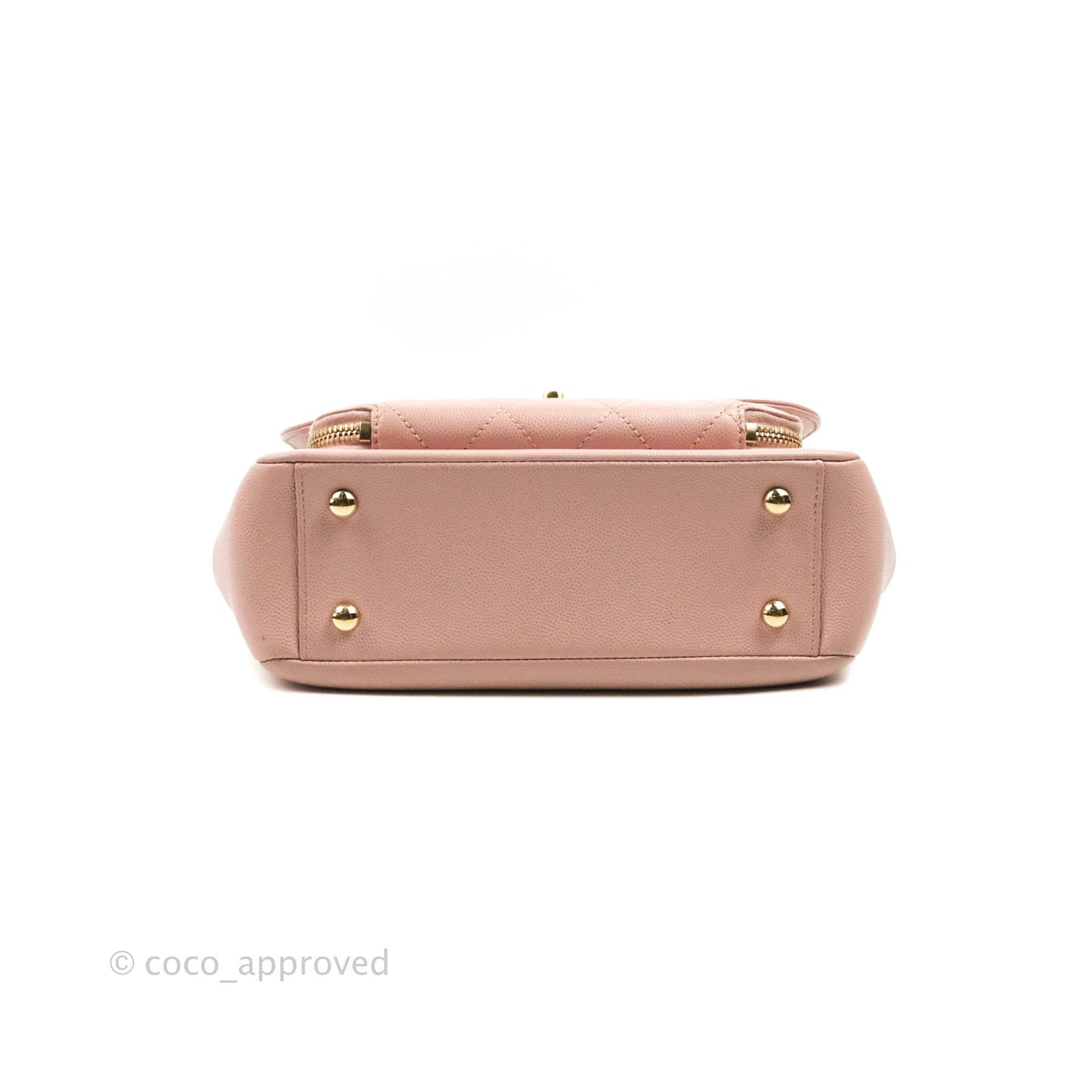 Chanel Quilted Medium Business Affinity Flap Pink Caviar Gold Hardware