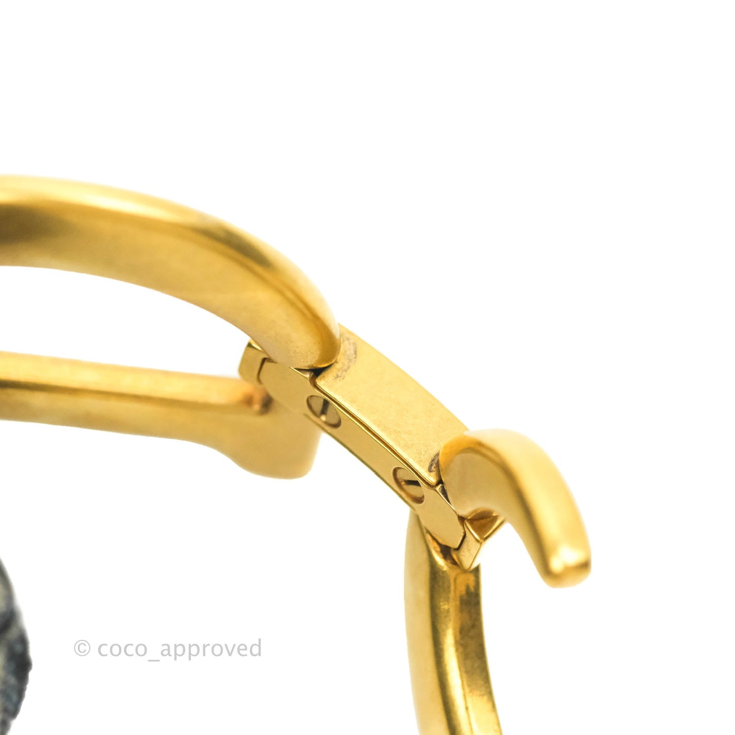 Christian Dior Saddle Medium Blue Oblique Jacquard Gold Hardware