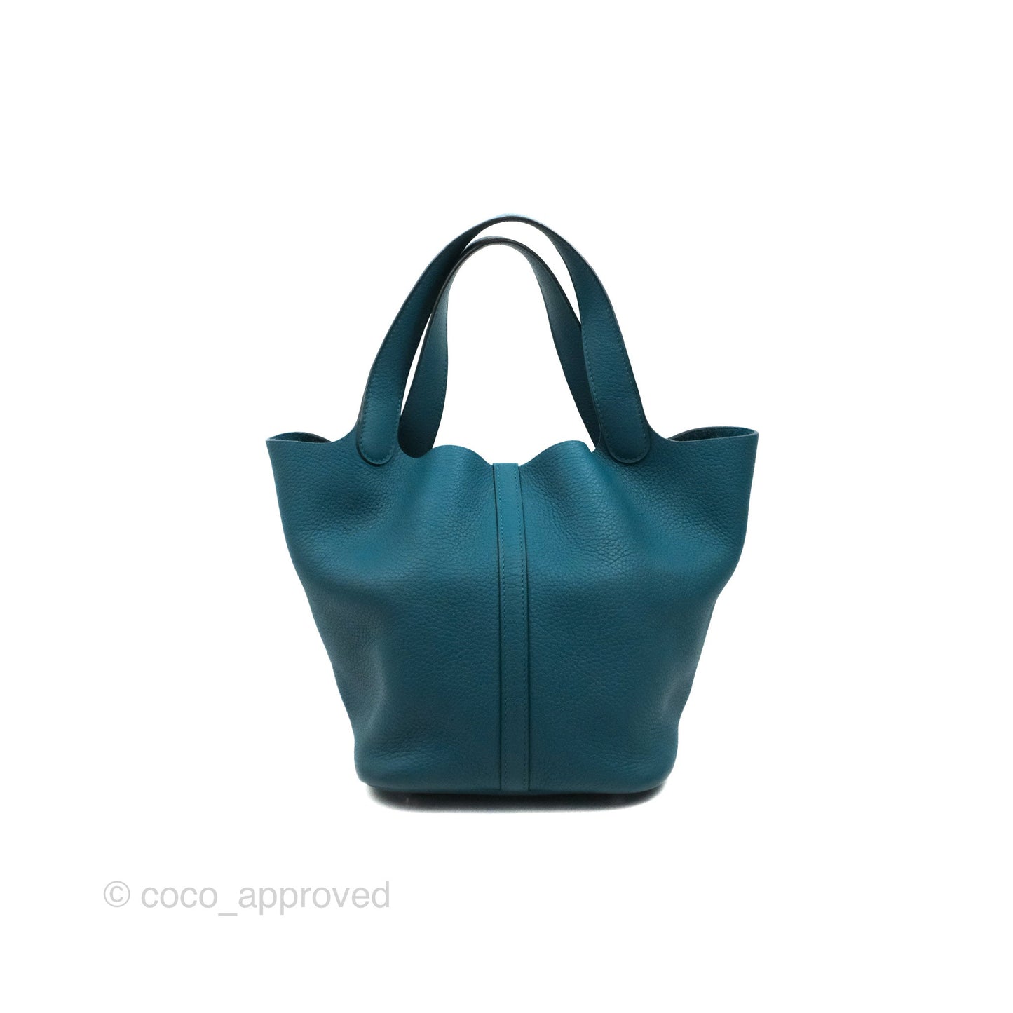 Hermès Picotin 22 Teal TM Palladium Hardware