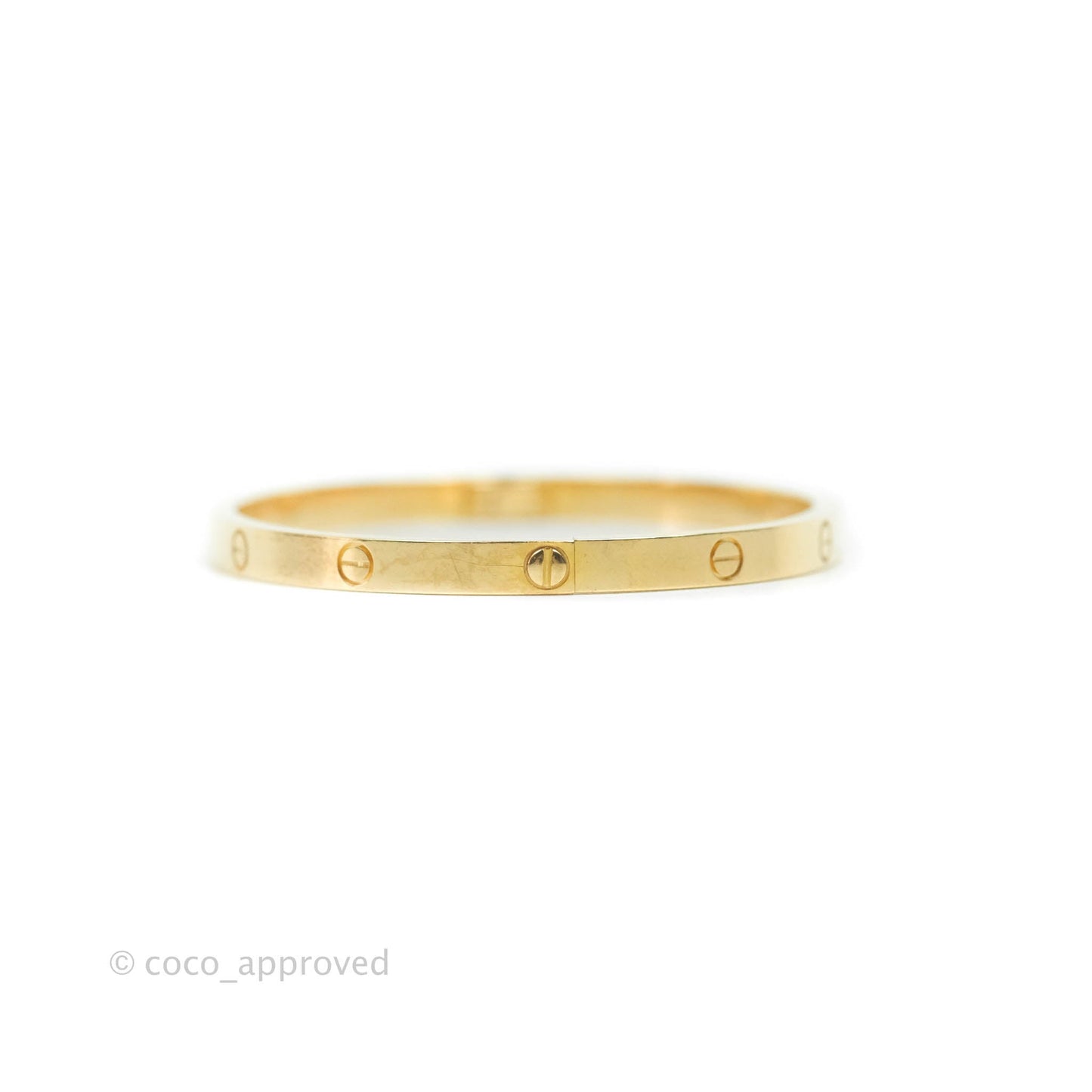 Cartier Small Love Bracelet Yellow Gold