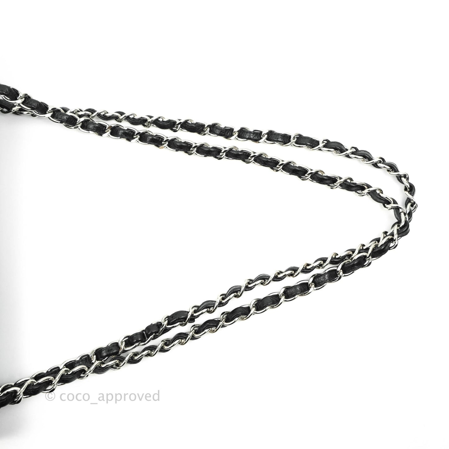 Chanel Jumbo Double Flap Black Caviar Silver Hardware⁣⁣