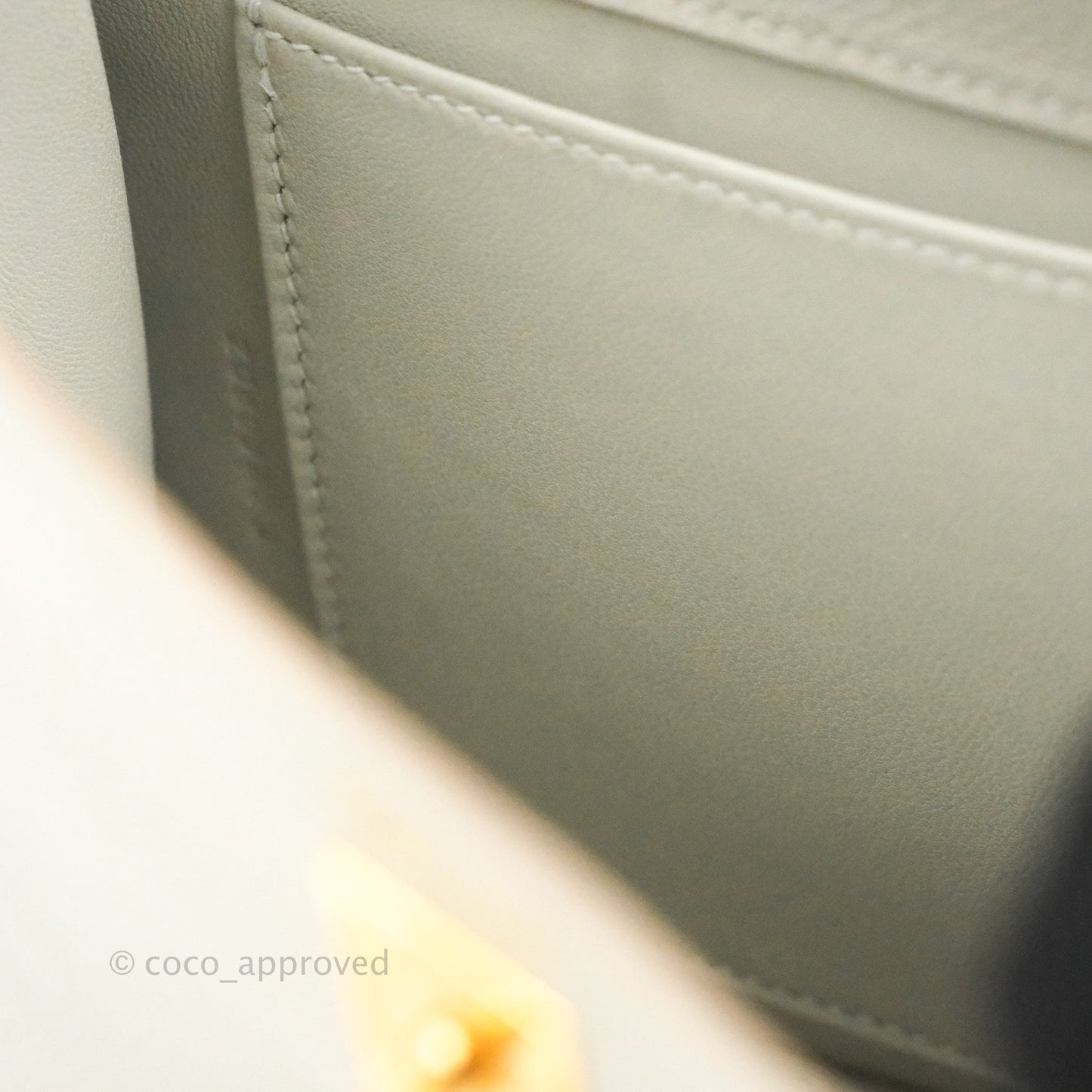 Hermès Kelly Danse II Bag Gris Perle 80 Evercolor Gold Hardware