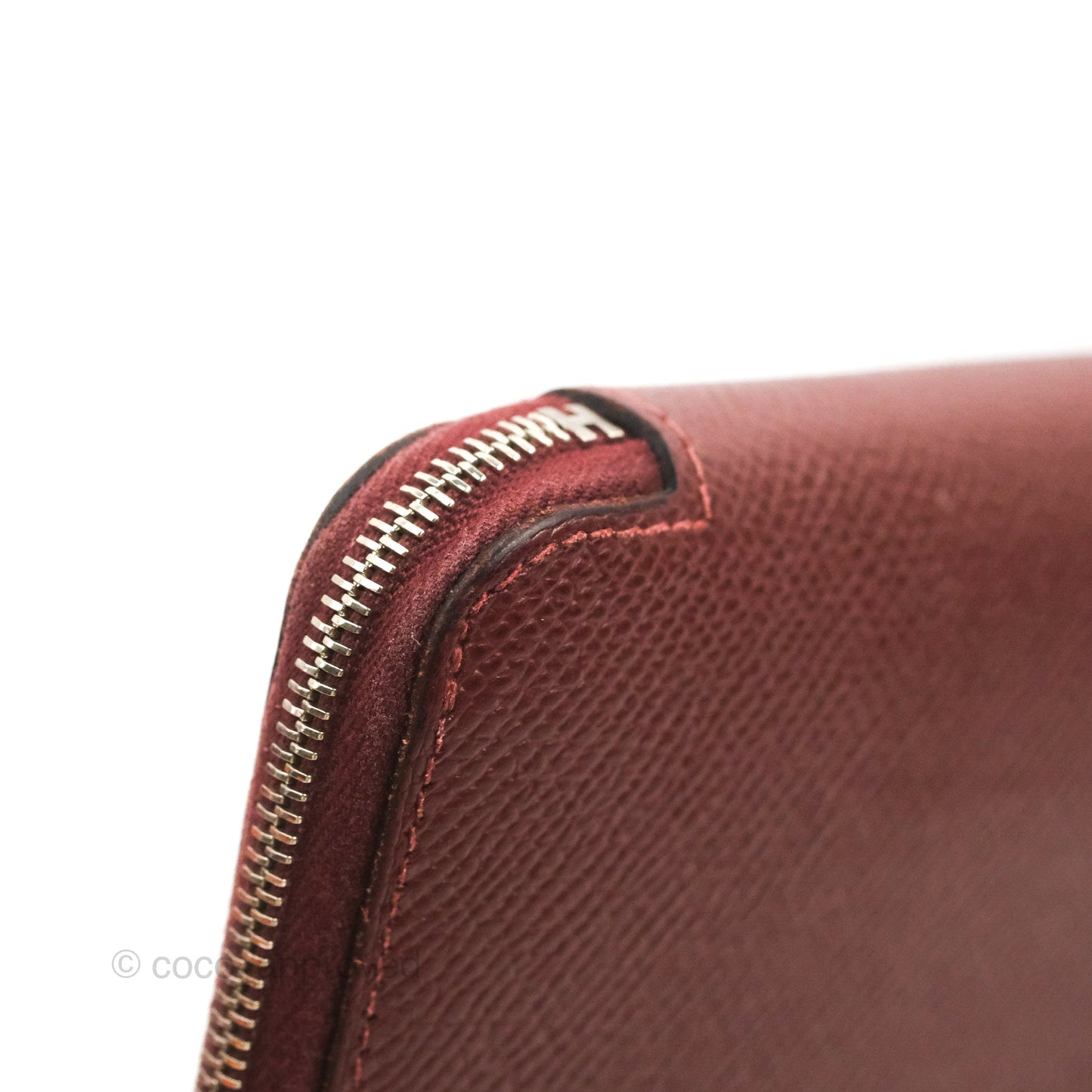 Hermès Silk'In Classique Long Wallet Rouge H Epsom