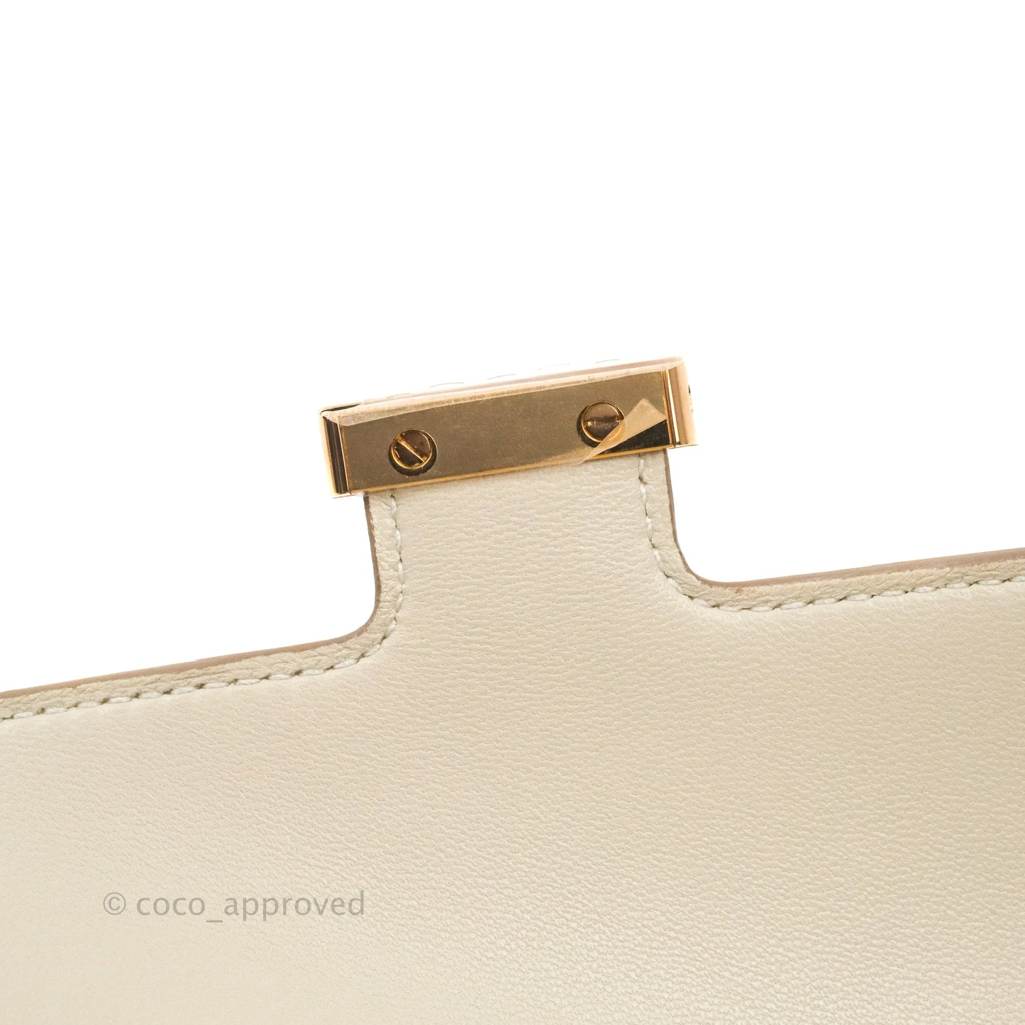 Hermès Constance Long To Go Wallet Craie Epsom Rose Gold Hardware