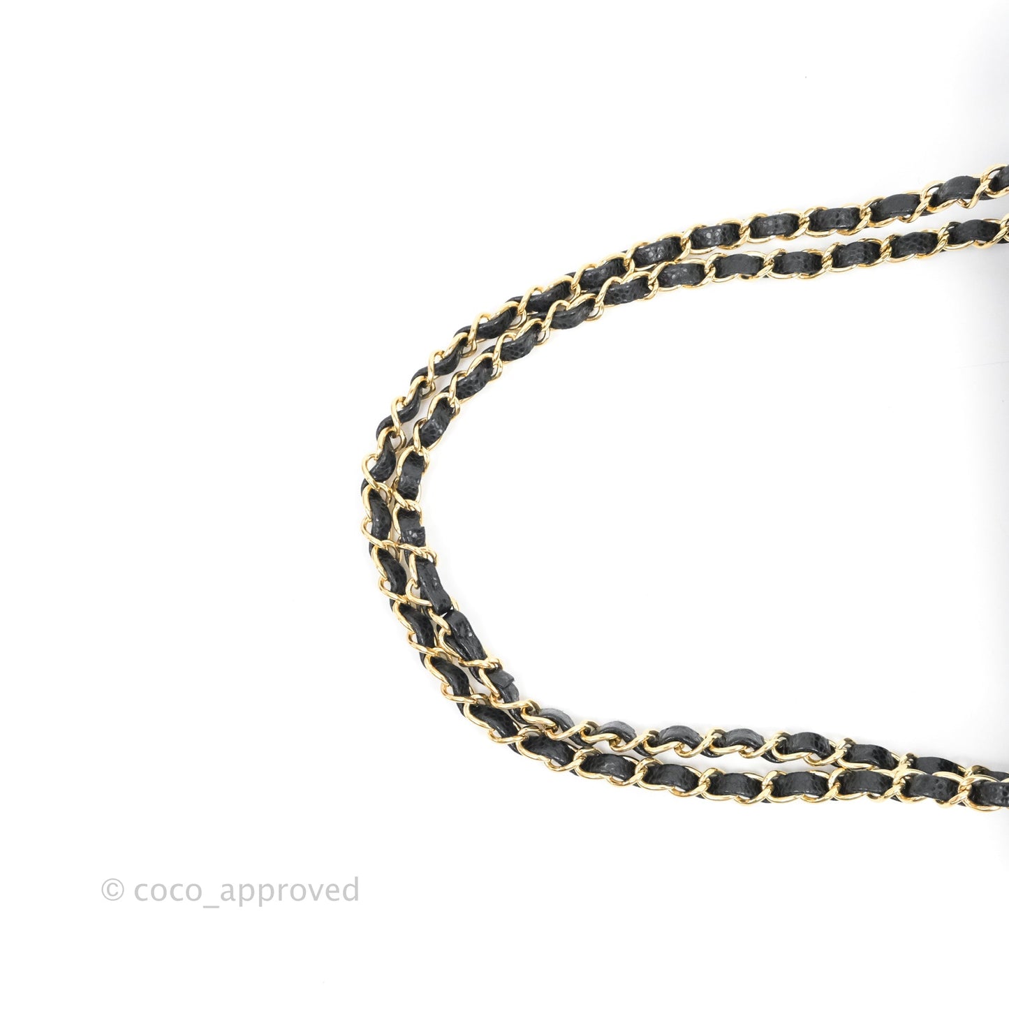Chanel Classic M/L Medium Flap Quilted Black Caviar Gold Hardware