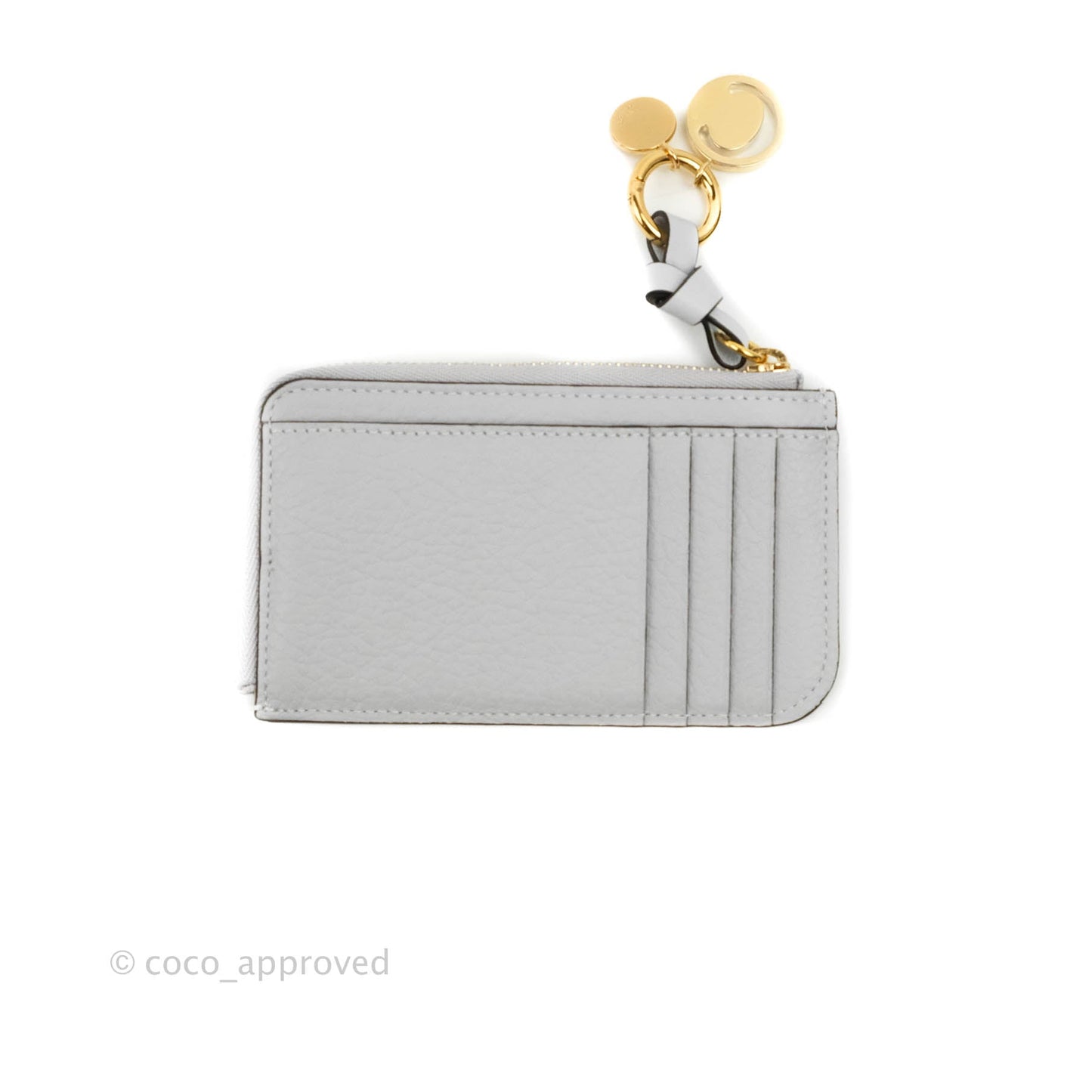 Chloe Alphabet Coin Purse Divine Grey