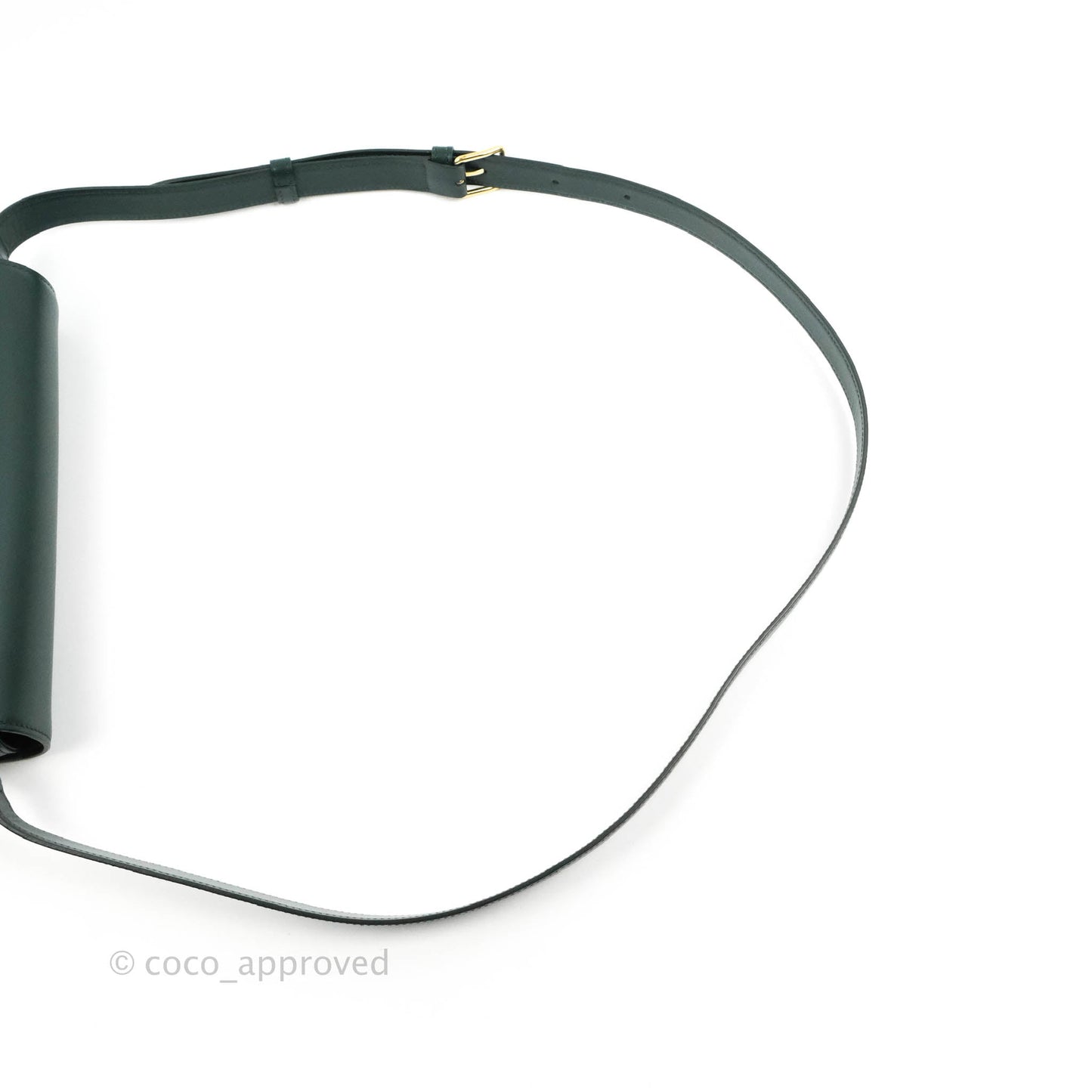 Celine Medium Triomphe Shiny Calfskin Amazone Green