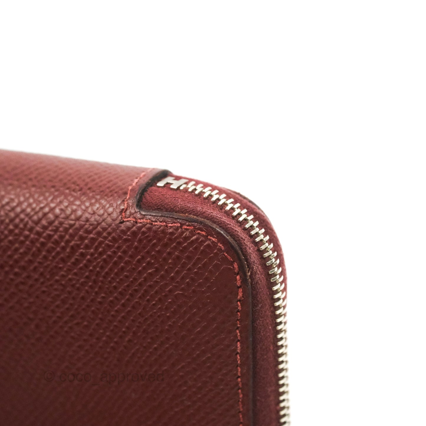 Hermès Silk'In Classique Long Wallet Rouge H Epsom