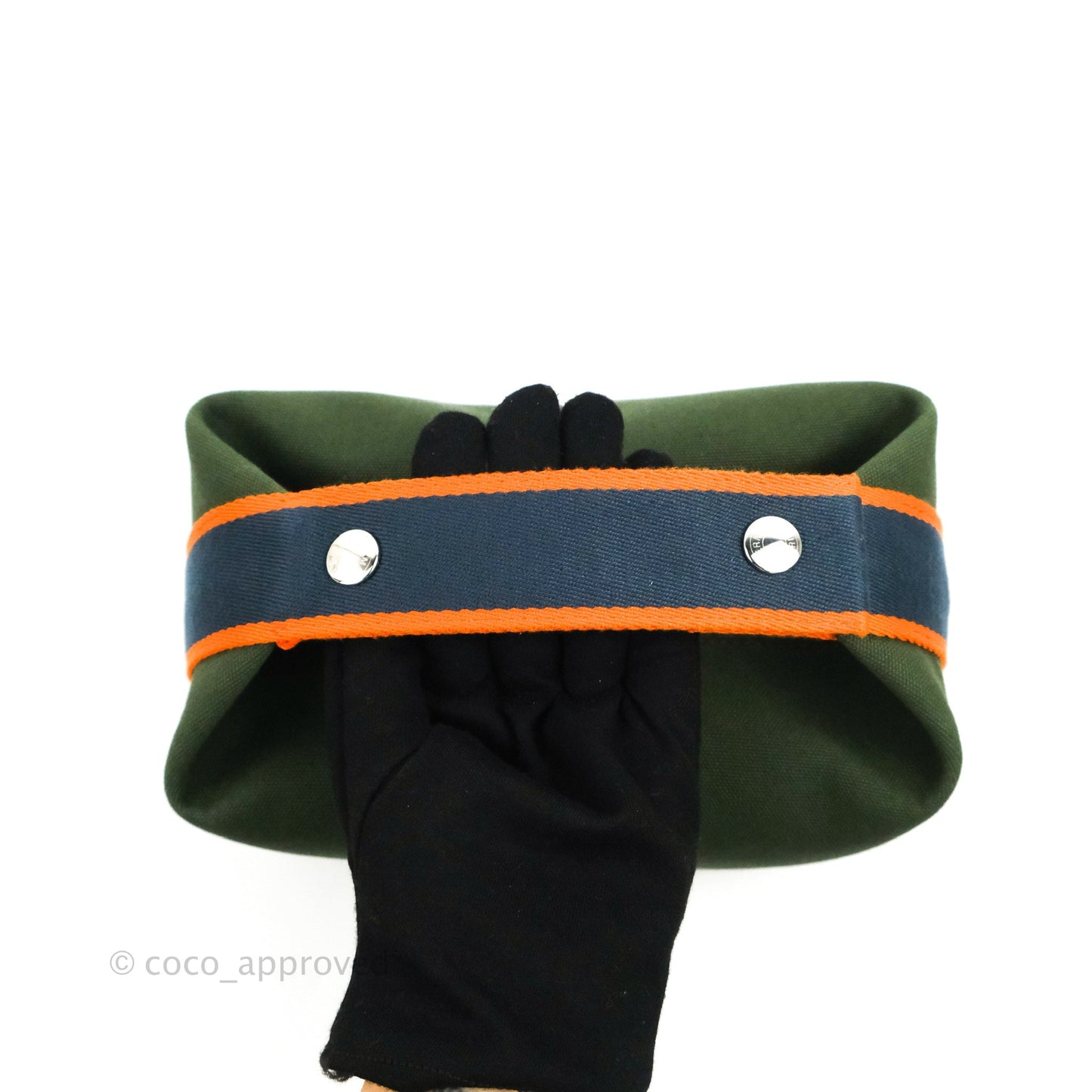 Hermès Small Bride-A-Brac Vert Foret Canvas