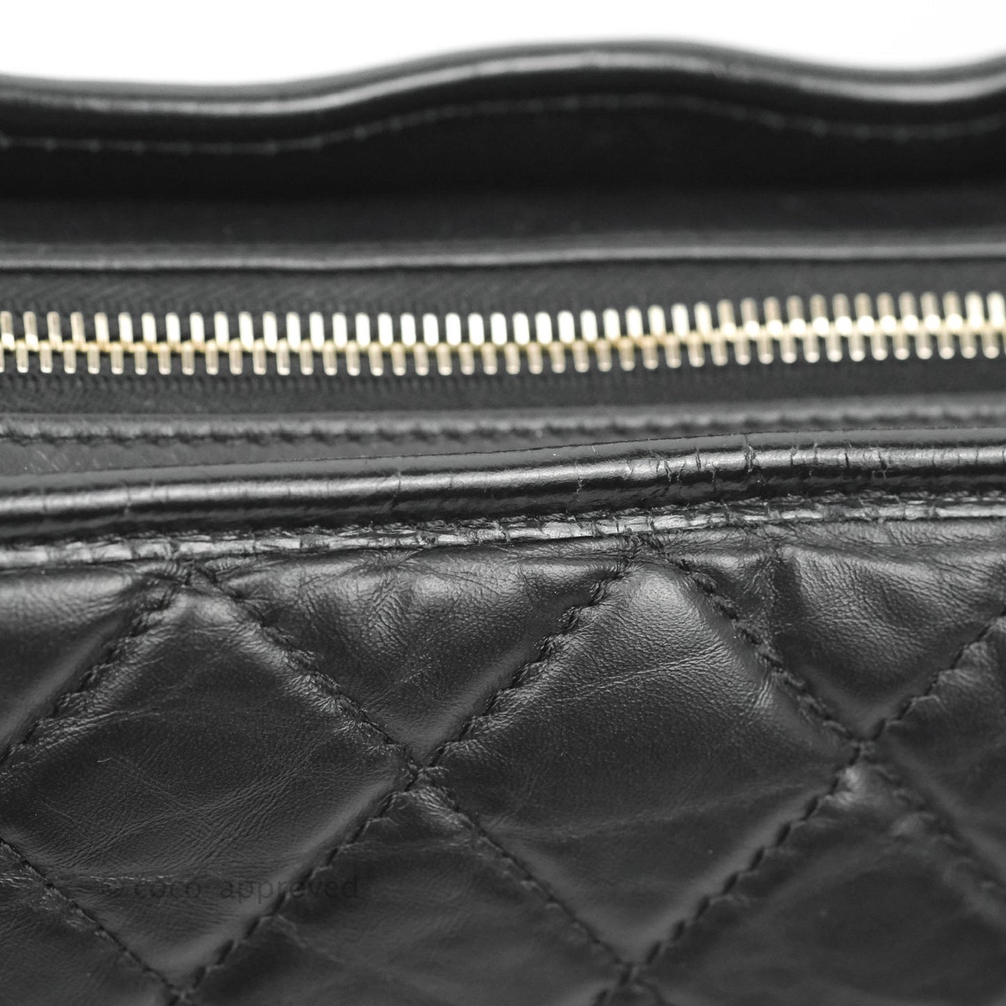 Chanel Quilted Medium Gabrielle Hobo Black Aged Calfskin Mixed Hardware