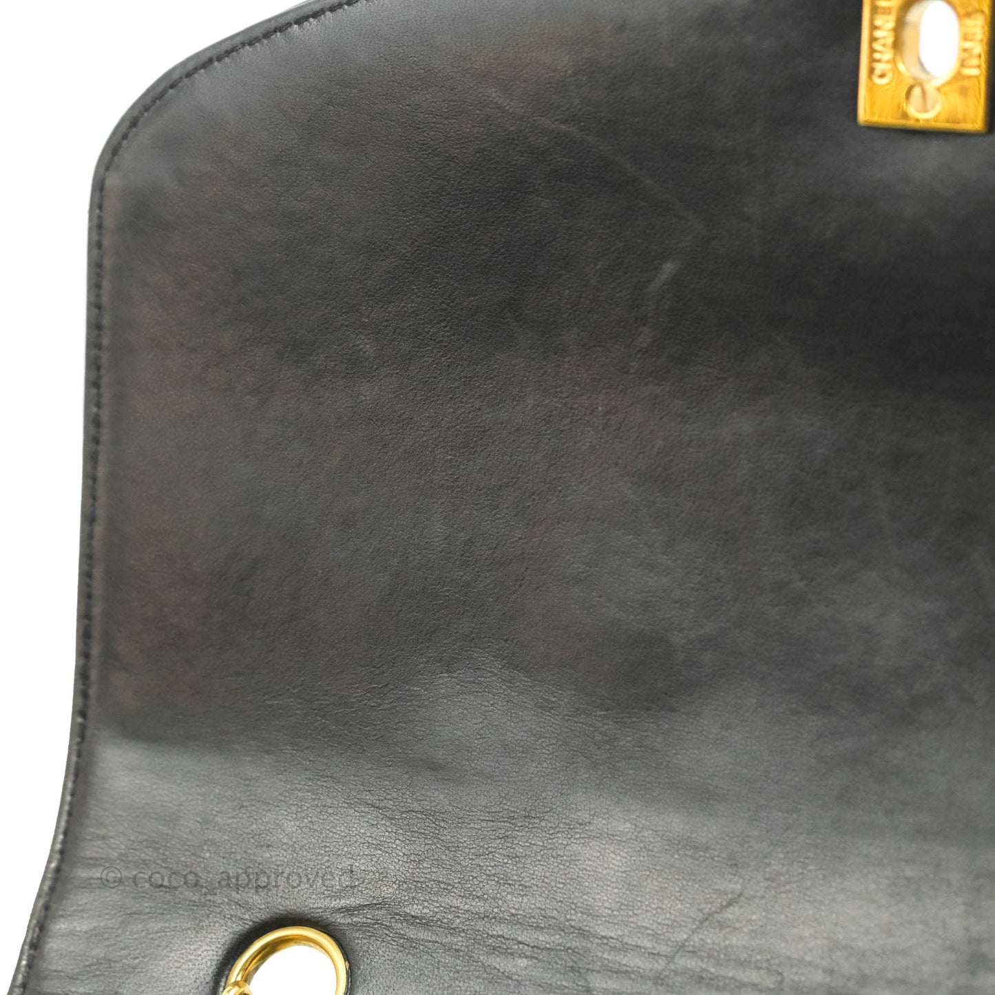 Chanel Vintage Quilted Medium Classic Diana Flap Bag Black Lambskin 24K Gold Harwdare