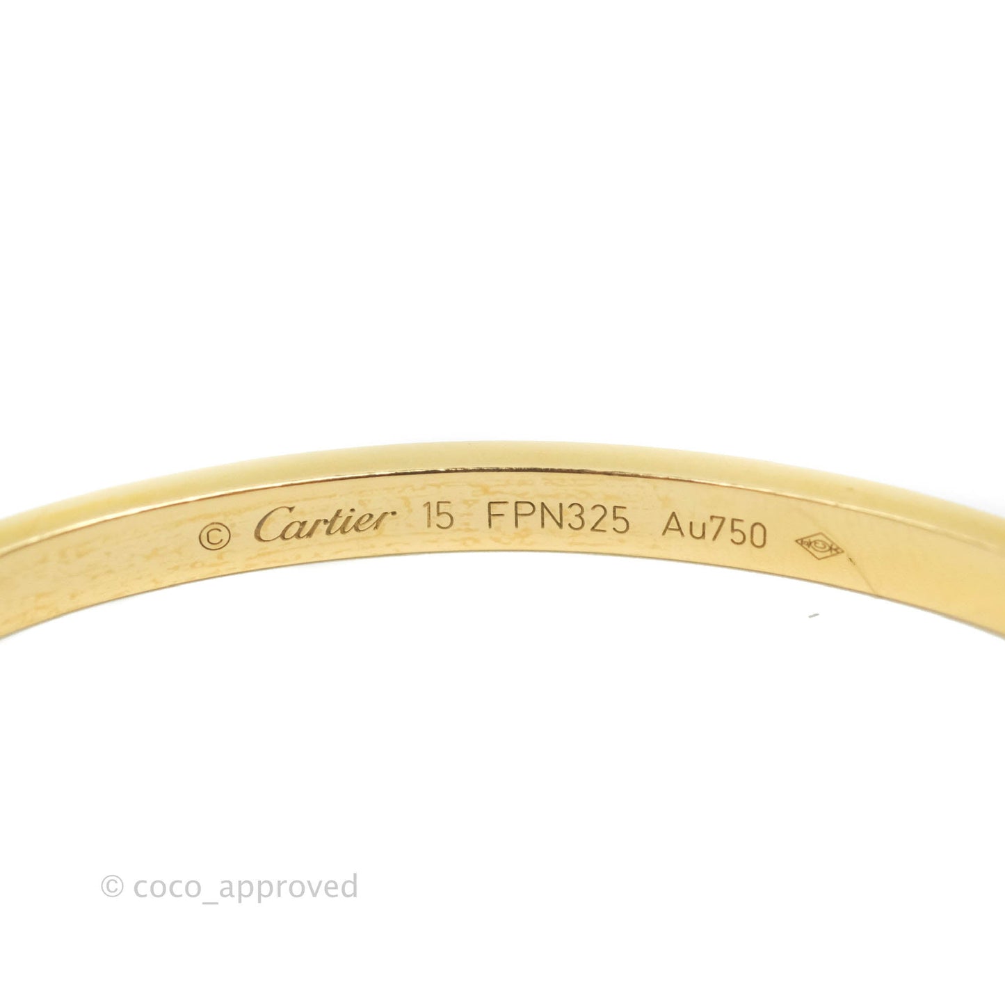Cartier Small Love Bracelet Yellow Gold