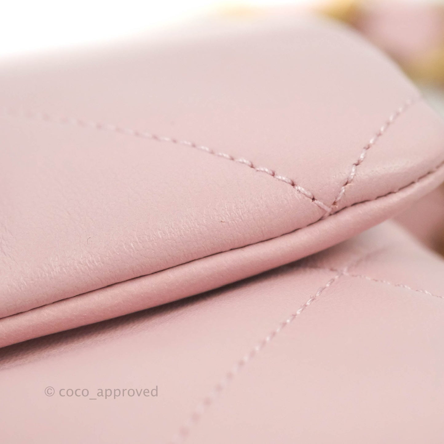 Chanel Small Flap Bag Light Pink Lambskin Aged Gold Hardware 22-23FW