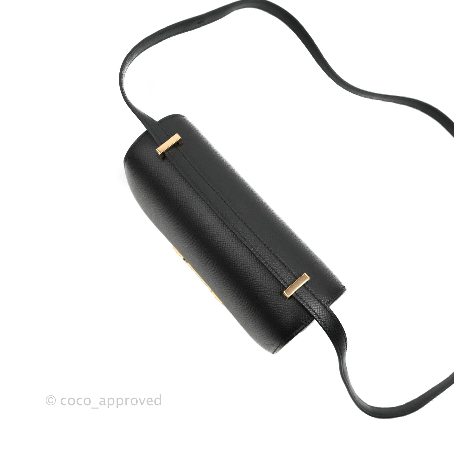 Hermès Constance Mini 18cm Black Epsom Rose Gold Hardware