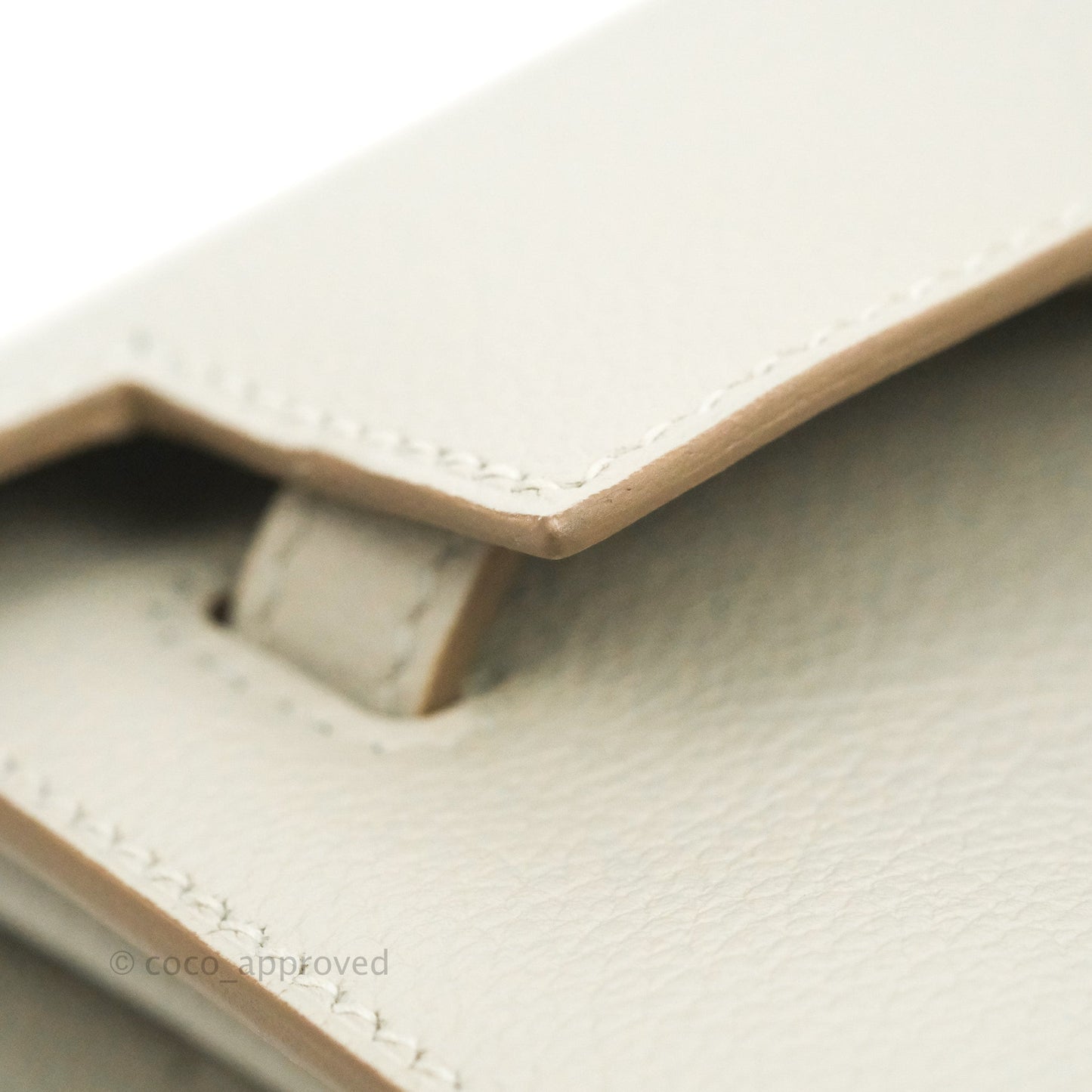 Hermès Kelly Danse II Bag Gris Perle 80 Evercolor Gold Hardware