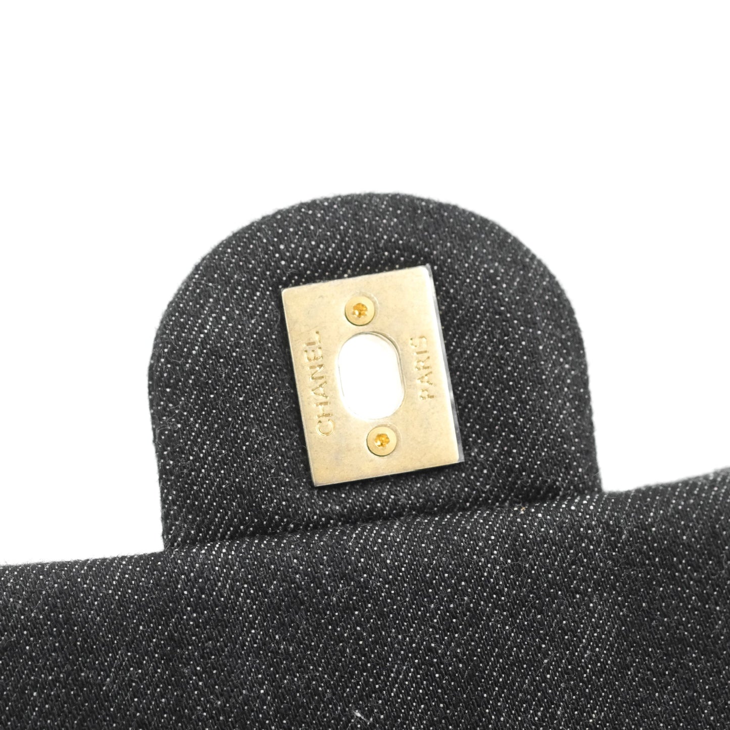Chanel Medium Funky Town Flap Denim Aged Gold Hardware 22S